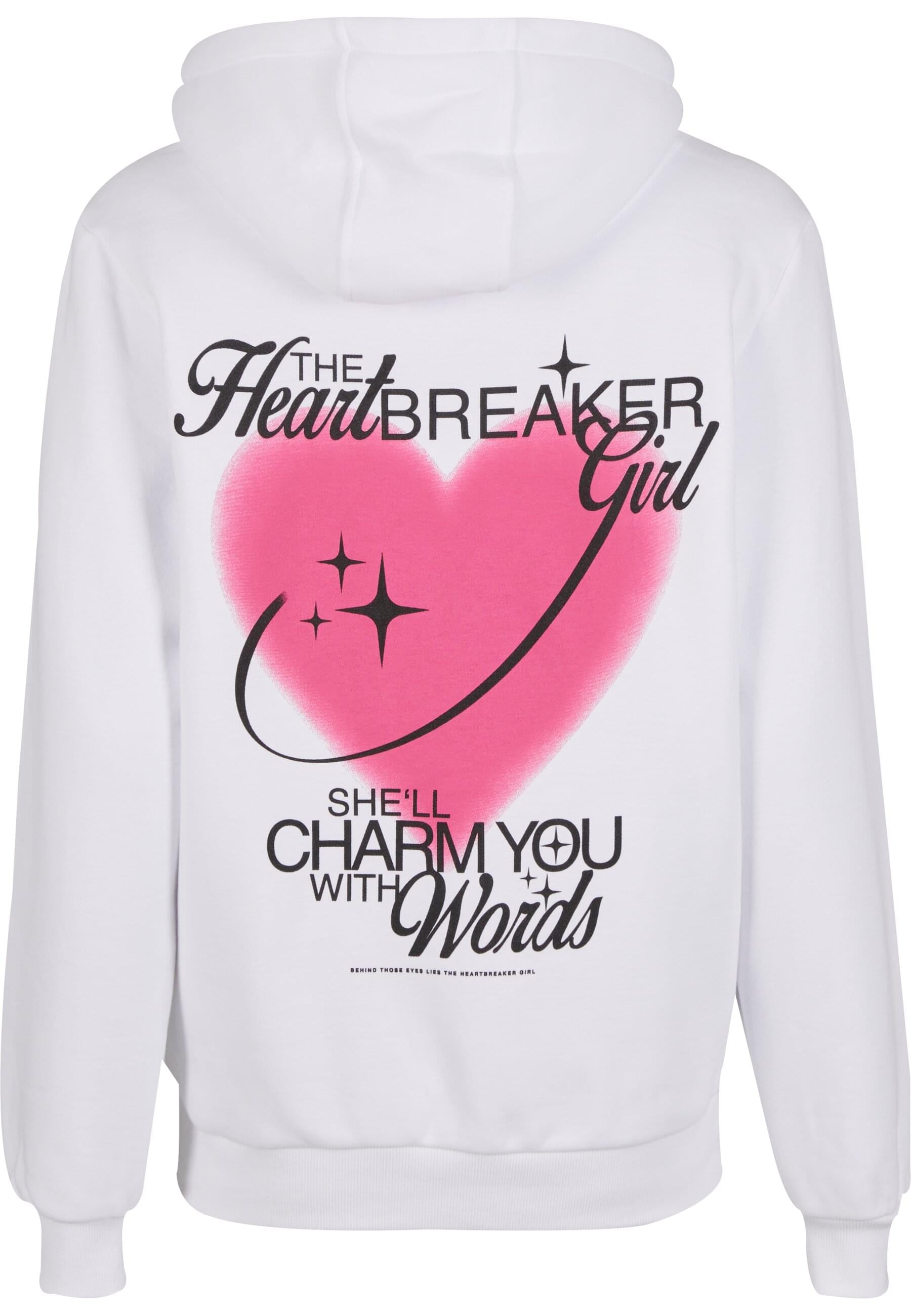 Miss Tee Kapuzenpullover »Miss Tee Heartbreaker Girl Ladies Fluffy Hoody«, (1 tlg.)
