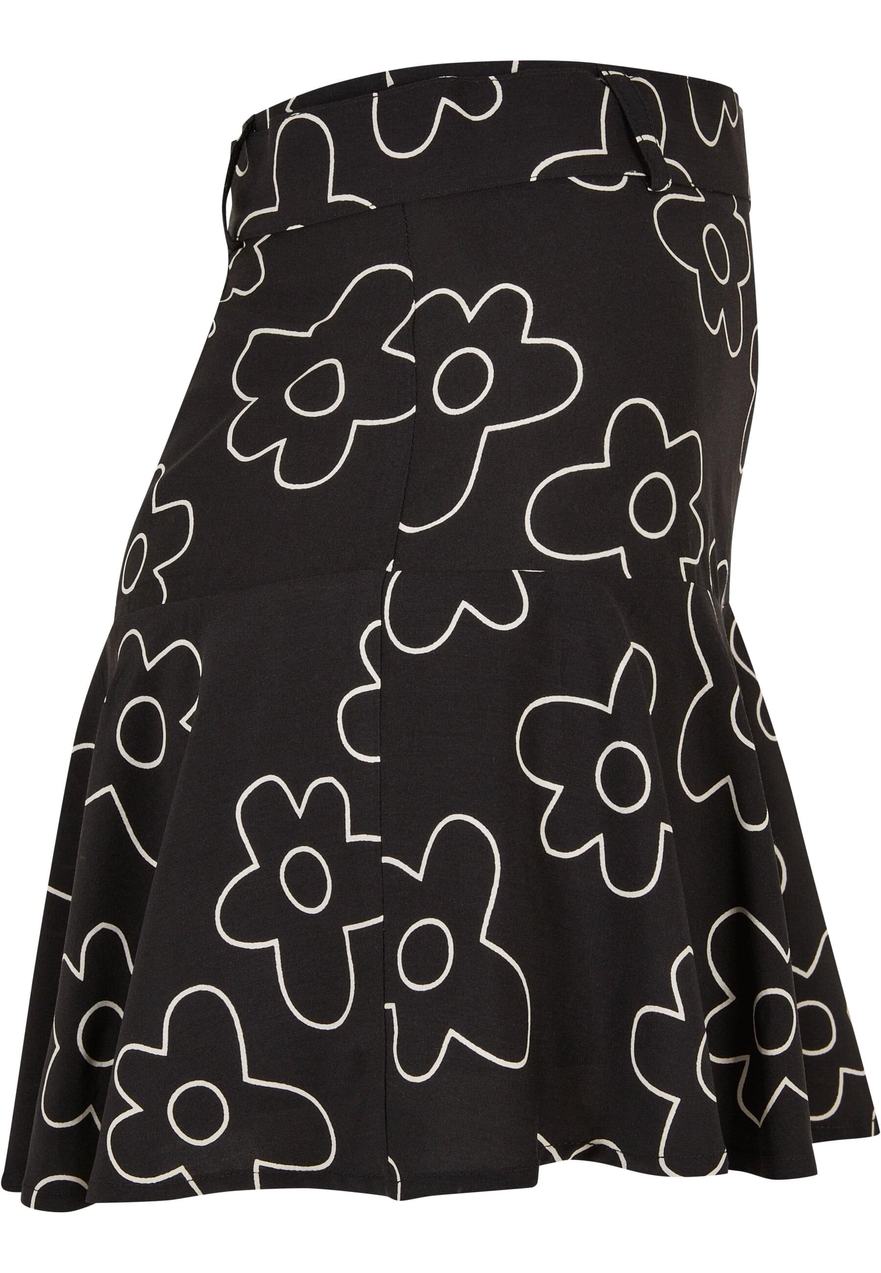 URBAN CLASSICS Jerseyrock »Urban Classics Damen Ladies Viscose Mini Skort«, (1 tlg.)