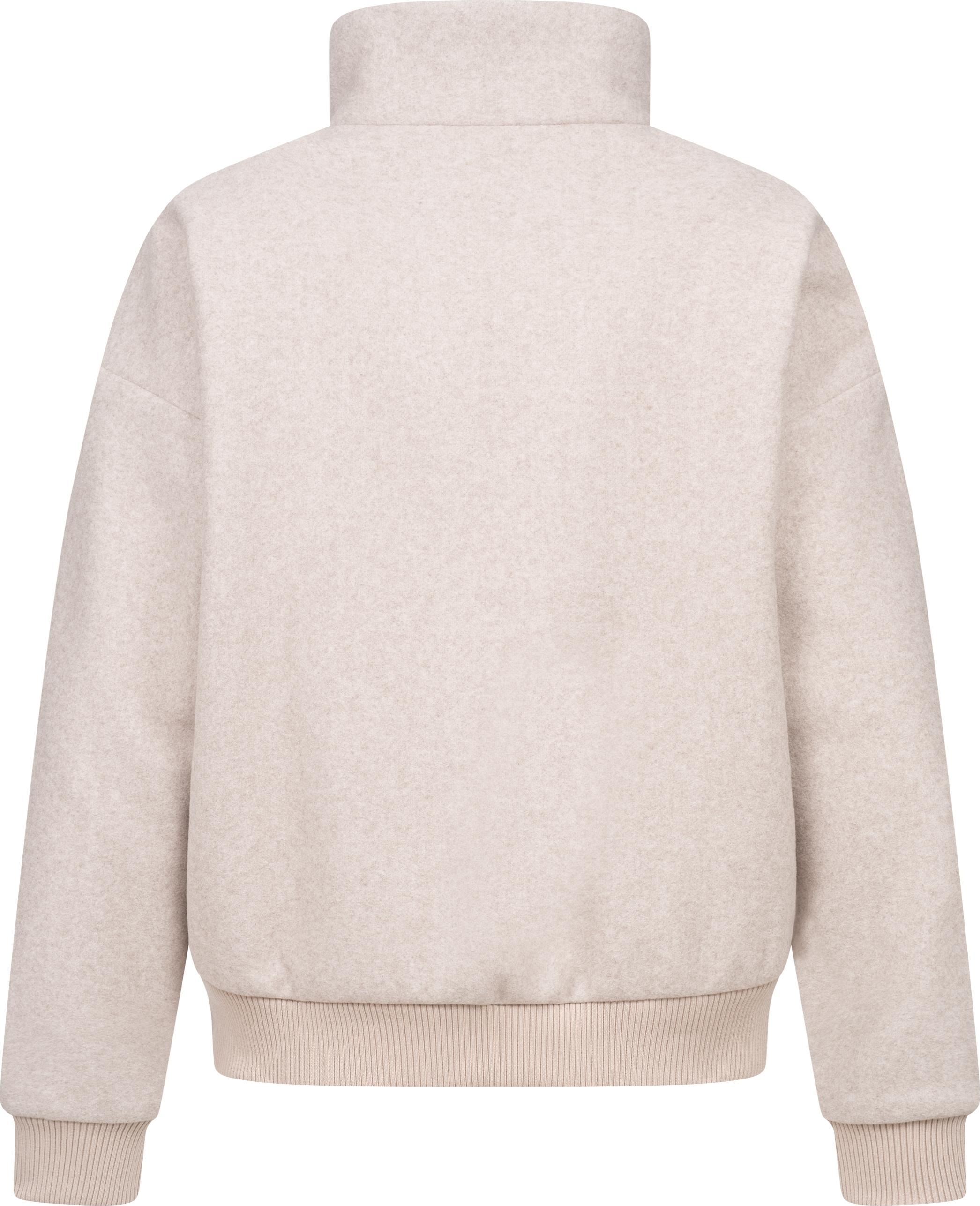 Ragwear Outdoorjacke »Toscia«, ohne Kapuze, angesagte oversized Übergangsjacke in Woll-Optik