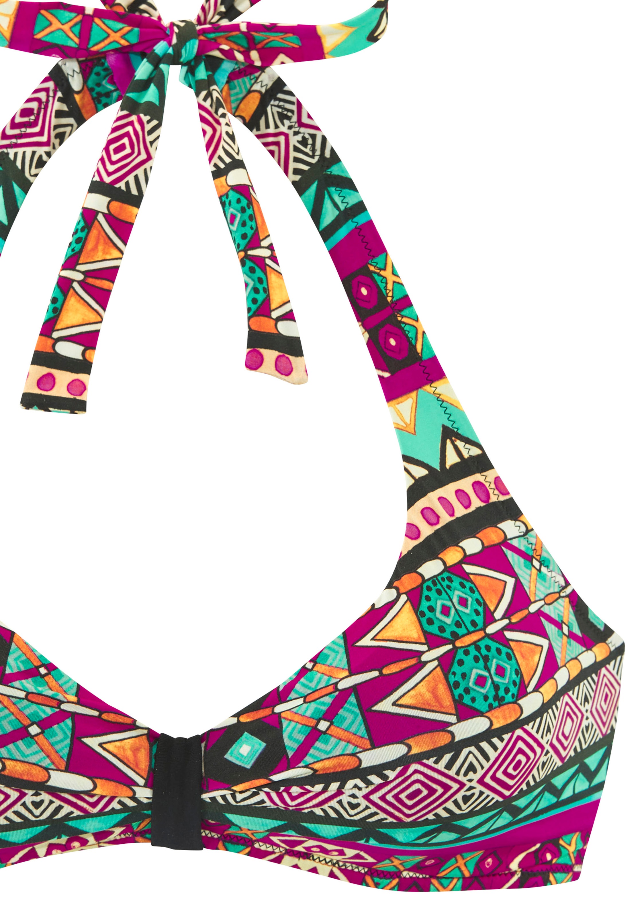 Thumbnail - Buffalo Triangel-Bikini mit farbenfrohen Design