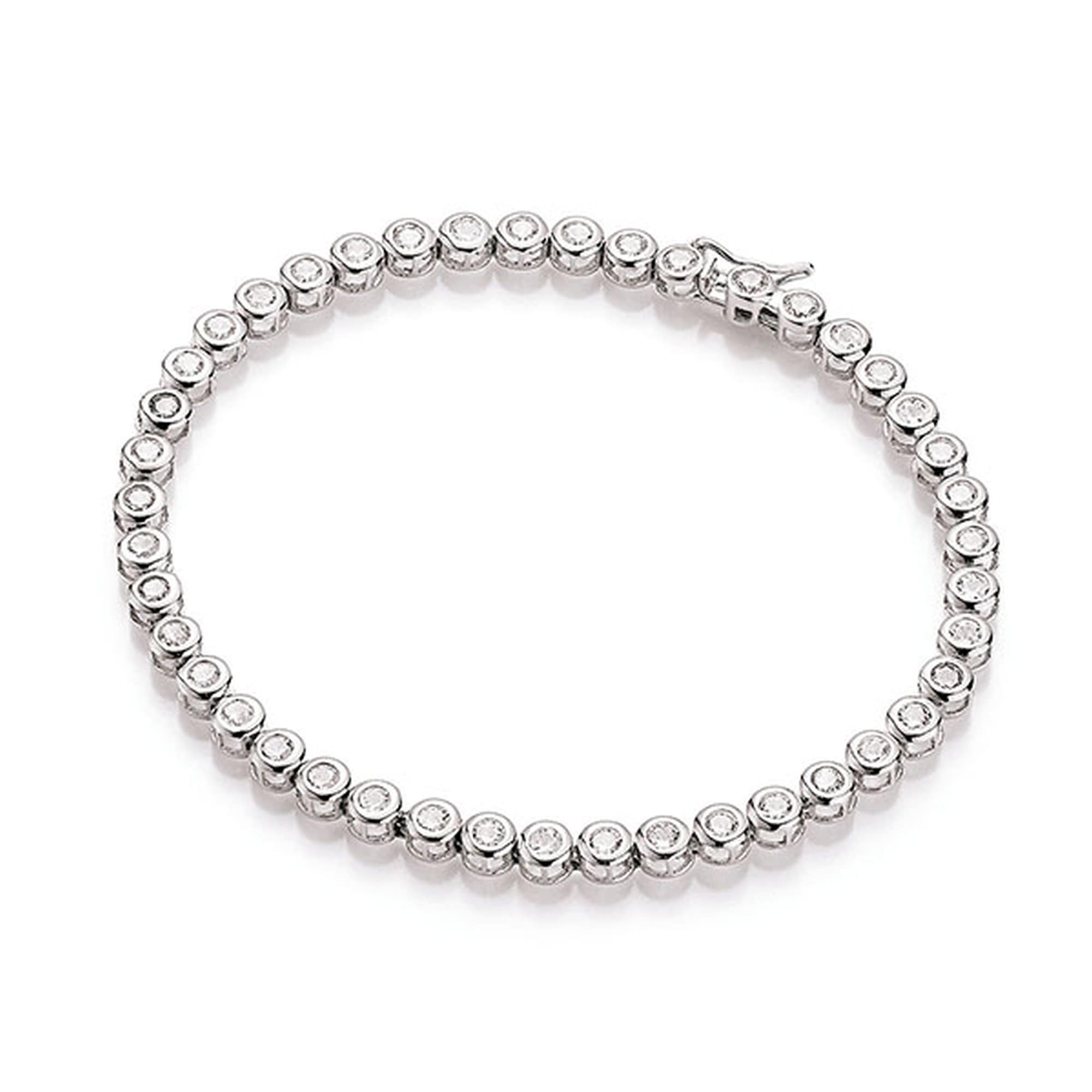 Tennisarmband »klassisch, mit Zirkonia Steine, Silber 925«