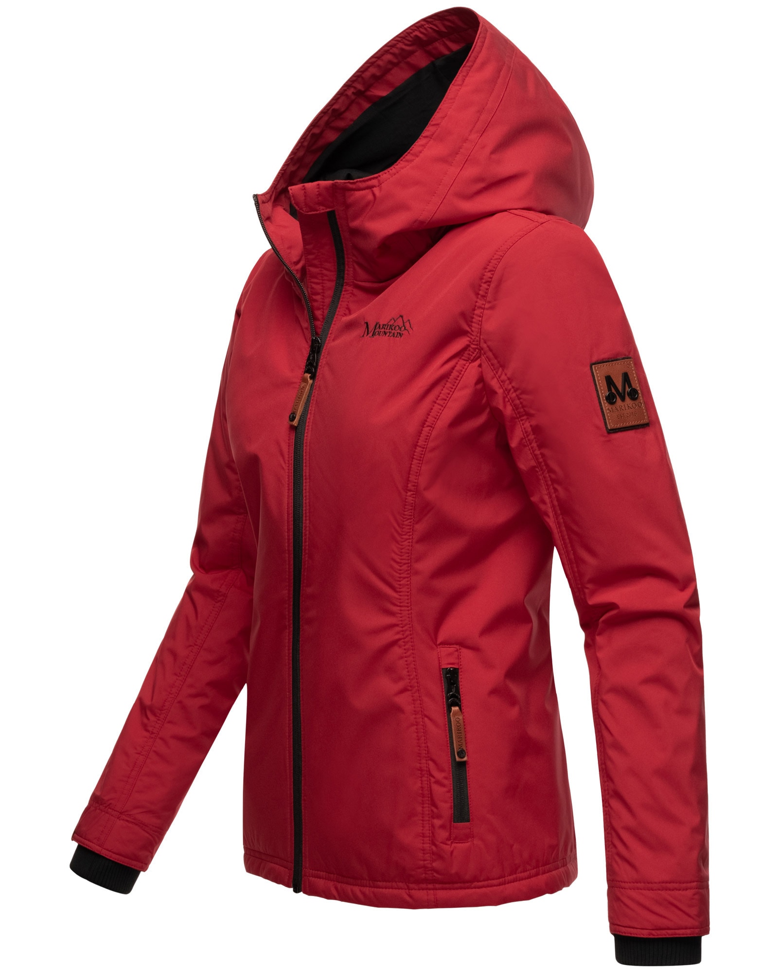 Marikoo Outdoorjacke »Brombeere«, sportliche Übergangsjacke mit Kapuze