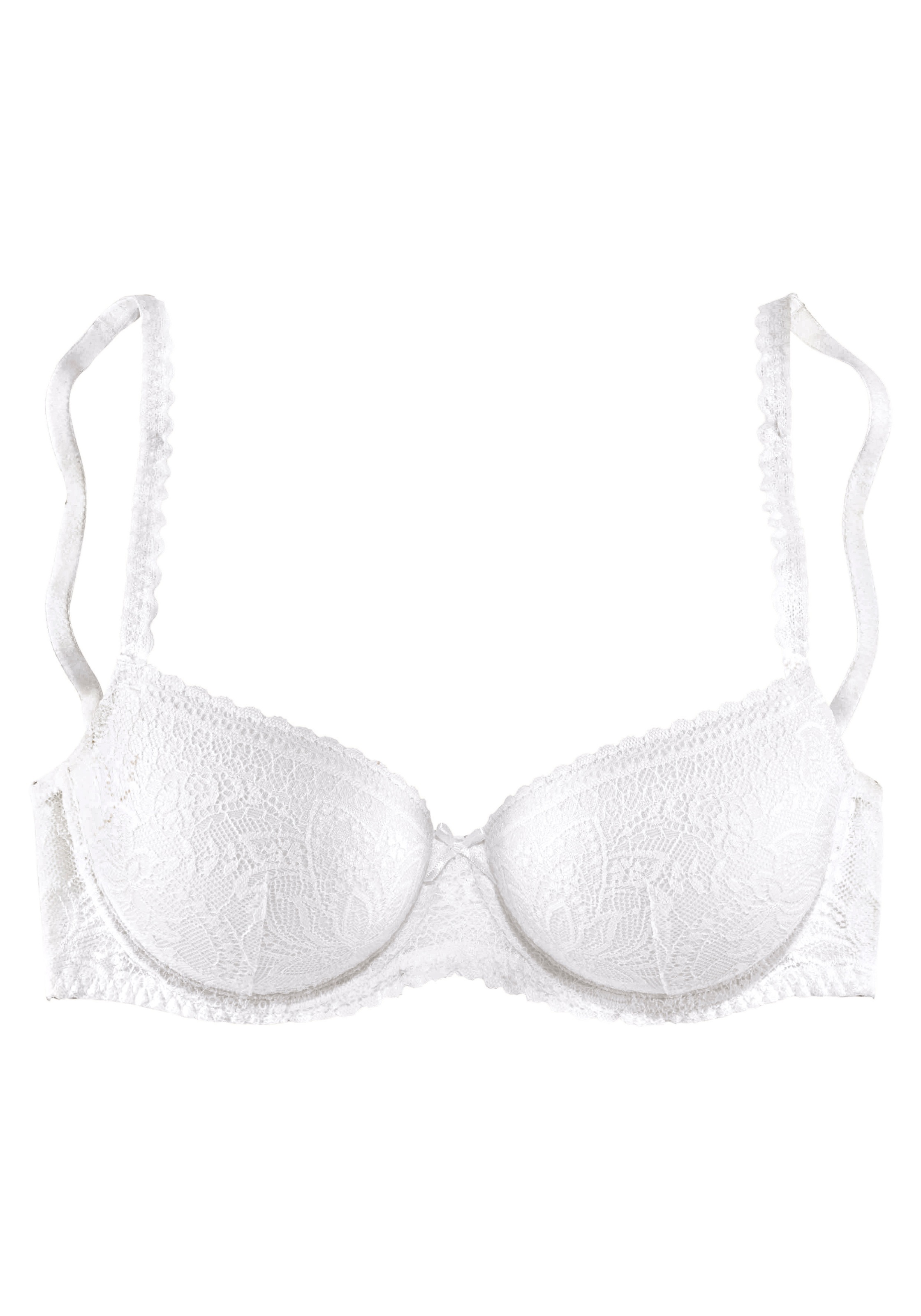 Vivance Push-up-BH, mit extravaganter Raffung in Satin-Optik