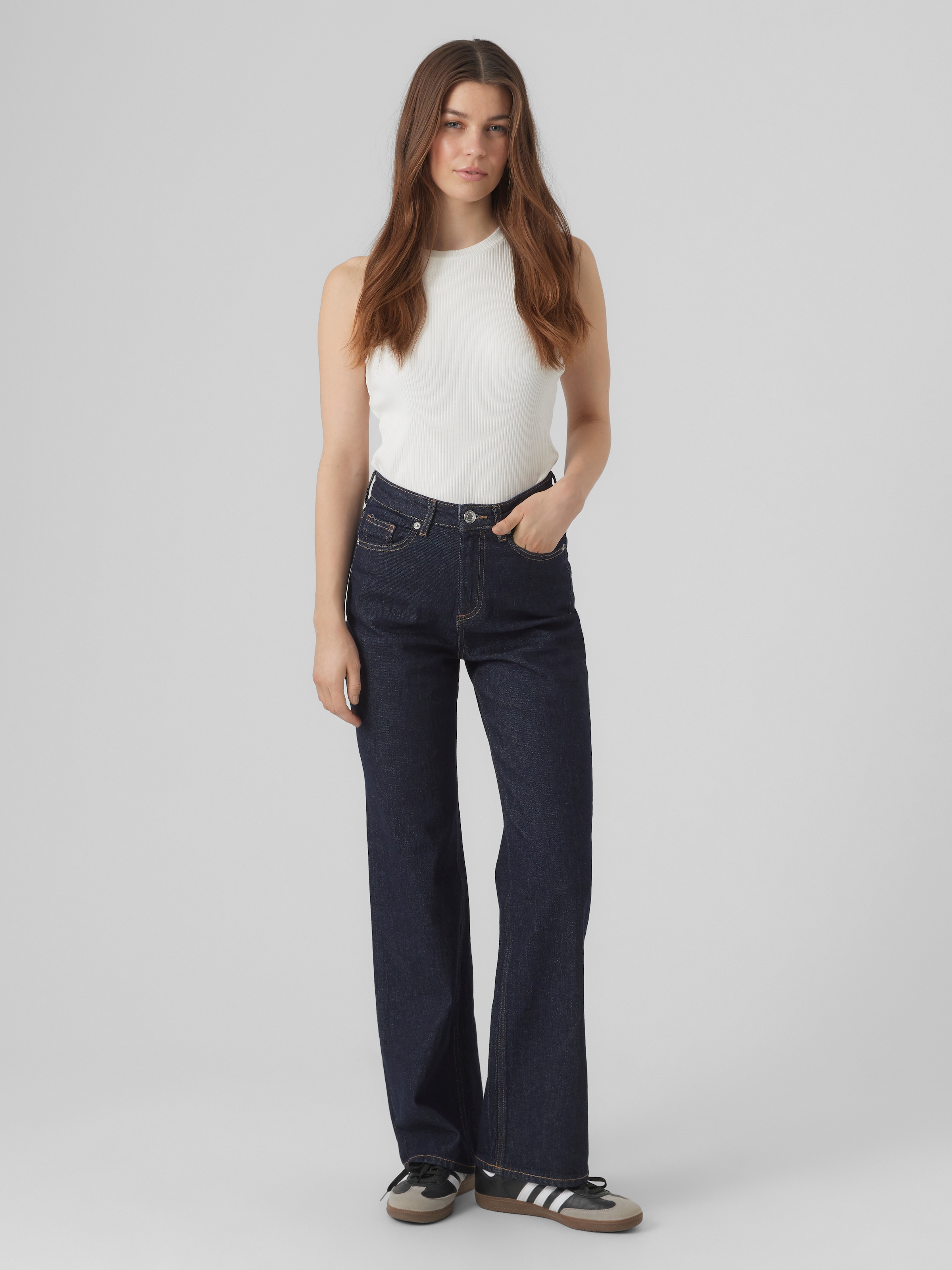 Vero Moda High-waist-Jeans »VMTESSA HR WIDE JEANS RA369 GA NOOS«