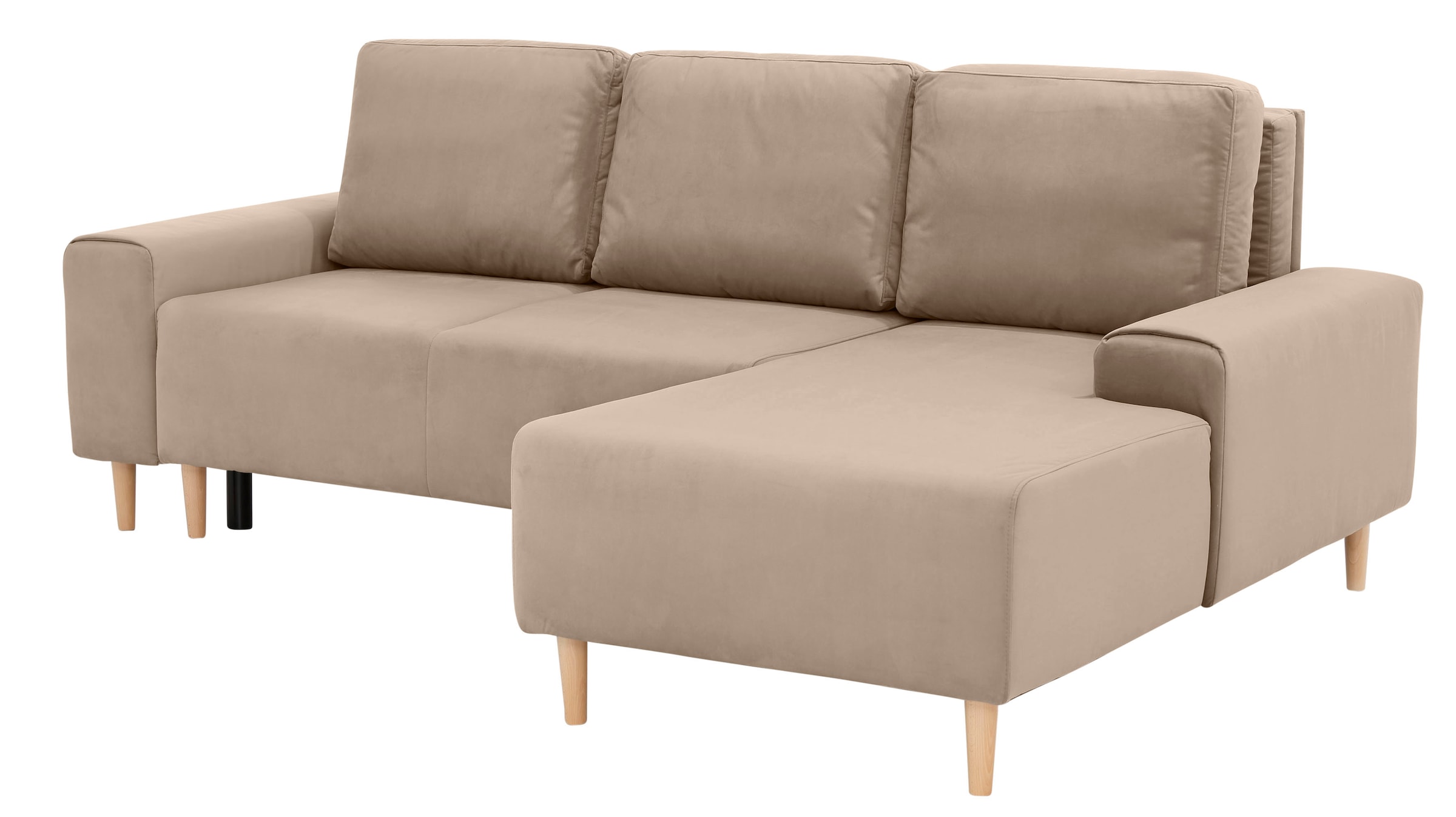 INOSIGN Ecksofa »Samu L-Form«, wahlweise mit Bettfunktion und Bettkasten