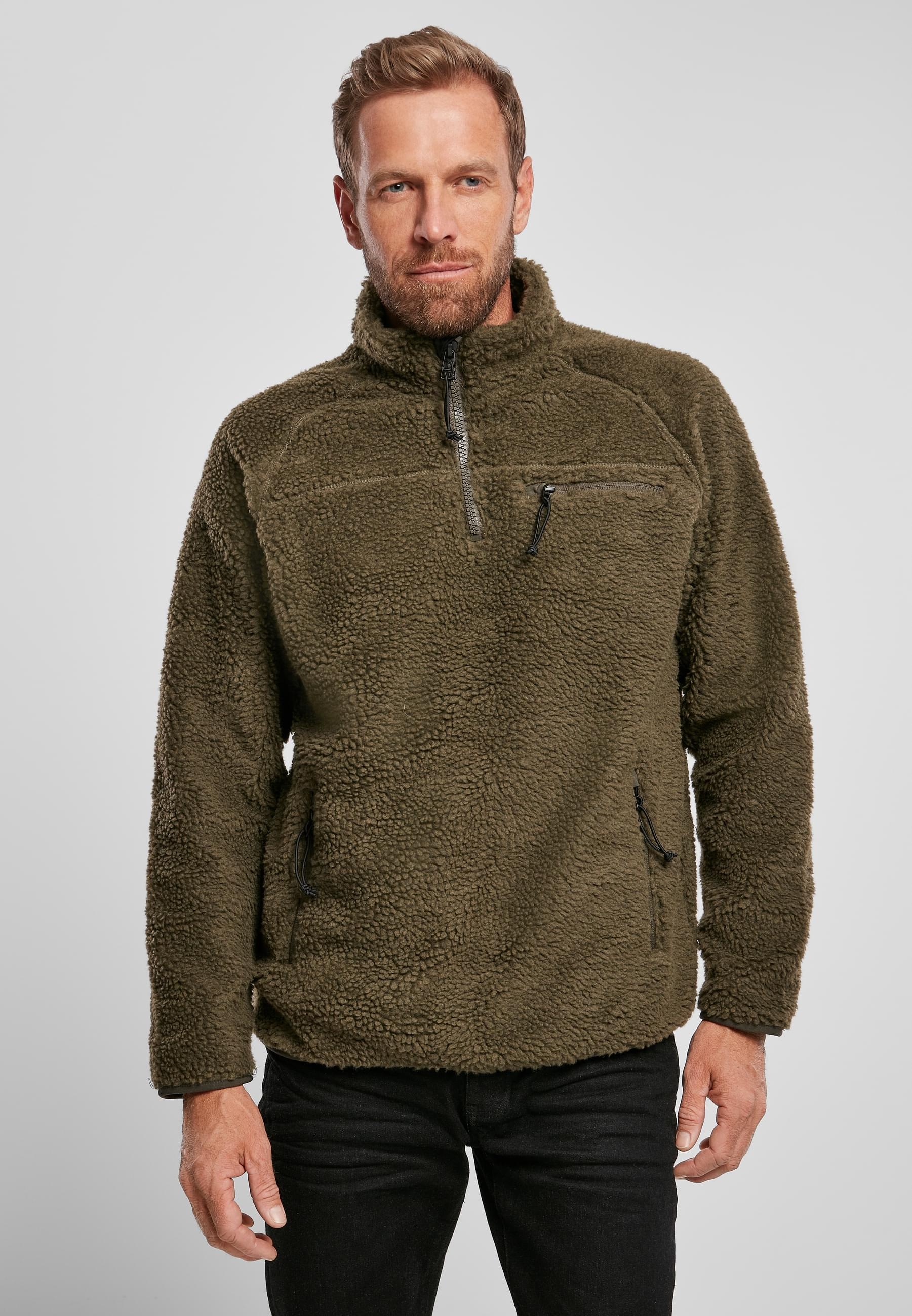 Brandit Sweatjacke »Brandit Herren Teddyfleece Troyer«
