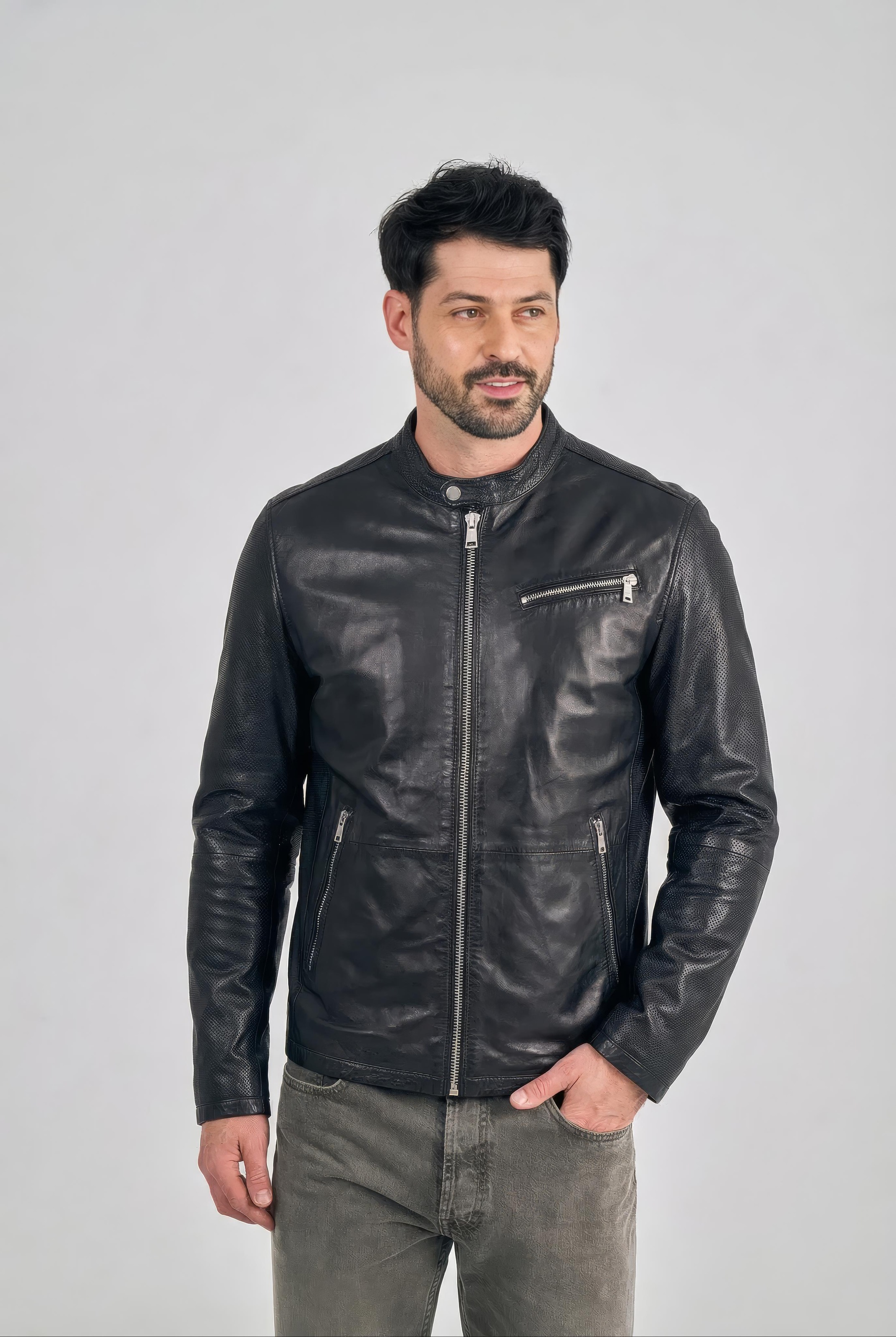 Freaky Nation Lederjacke "Davis-FN" günstig online kaufen