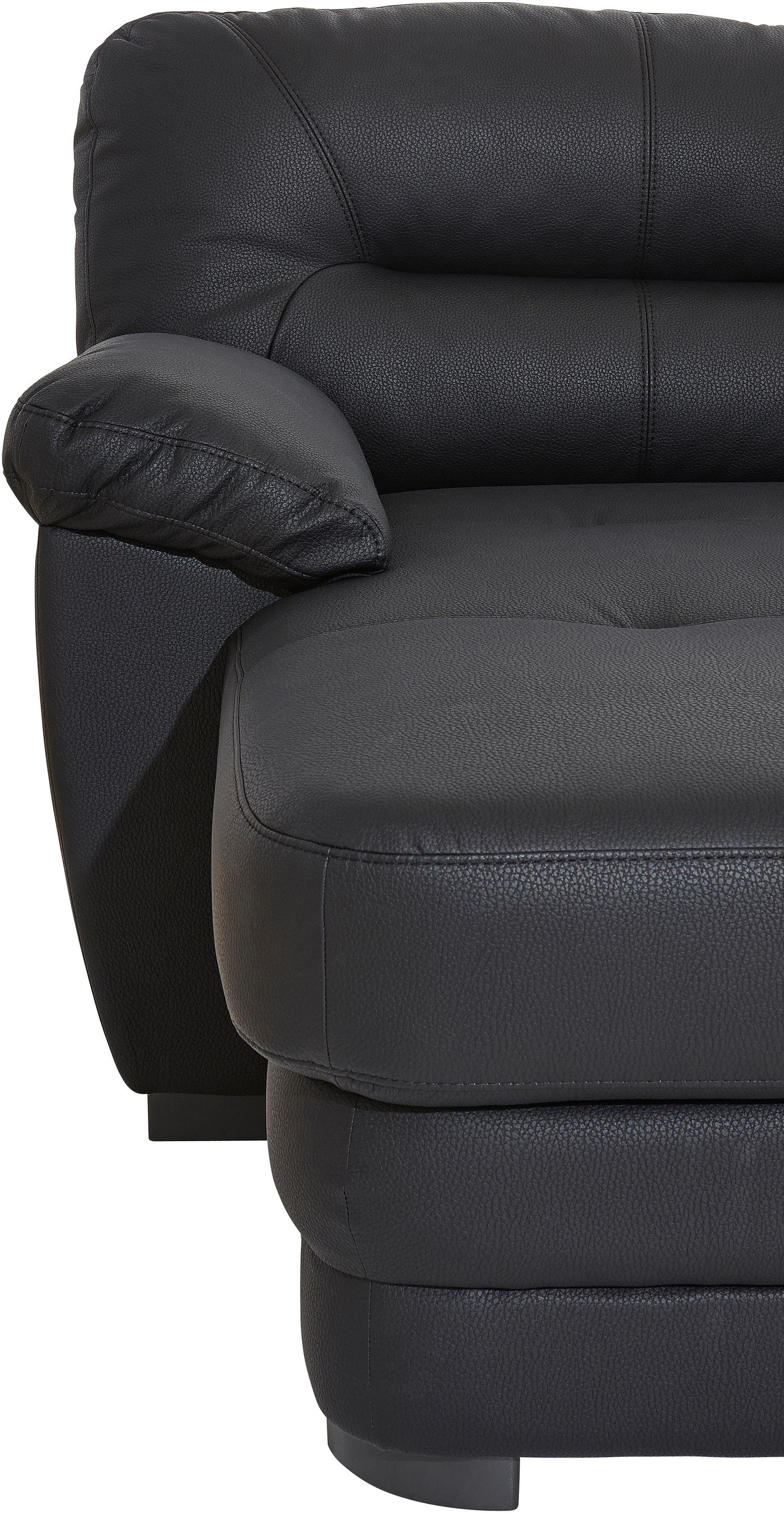 COTTA Polstergarnitur »Royale U-Form«, (Set), Set bestehend aus: Wohnlandschaft & Hocker
