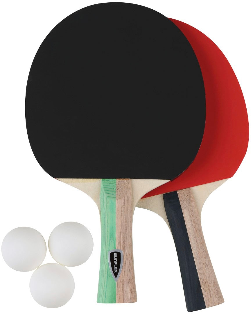 Sunflex Tischtennisschläger "Tischtennis Set Ping Einsteiger Bat Racket"