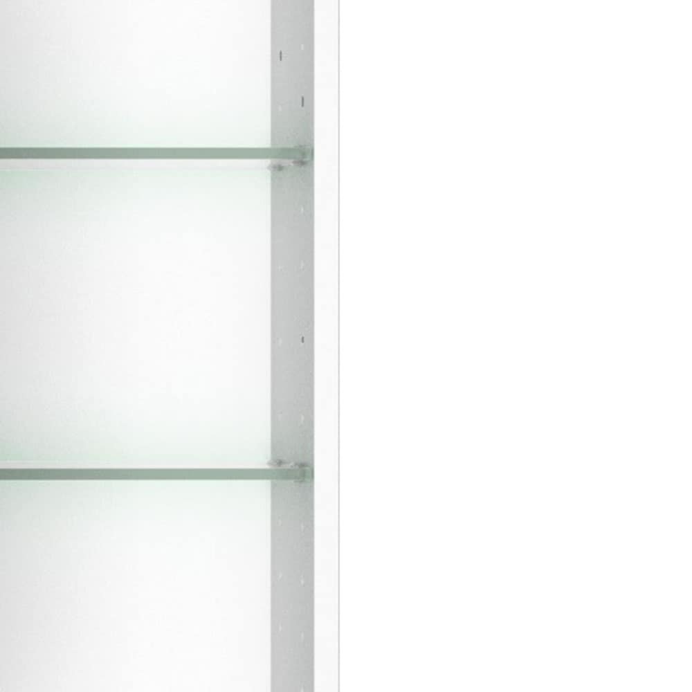 welltime Spiegelschrank »Baabe«, 120 cm breit, inkl. Beleuchtung, Schalter und Steckdose