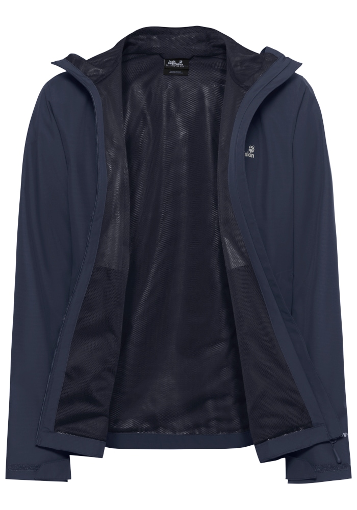Jack Wolfskin Regenjacke »OUTROVERT 2L JKT M« mit Kapuze mit Kapuze, atmungsaktiv, wasserdicht
