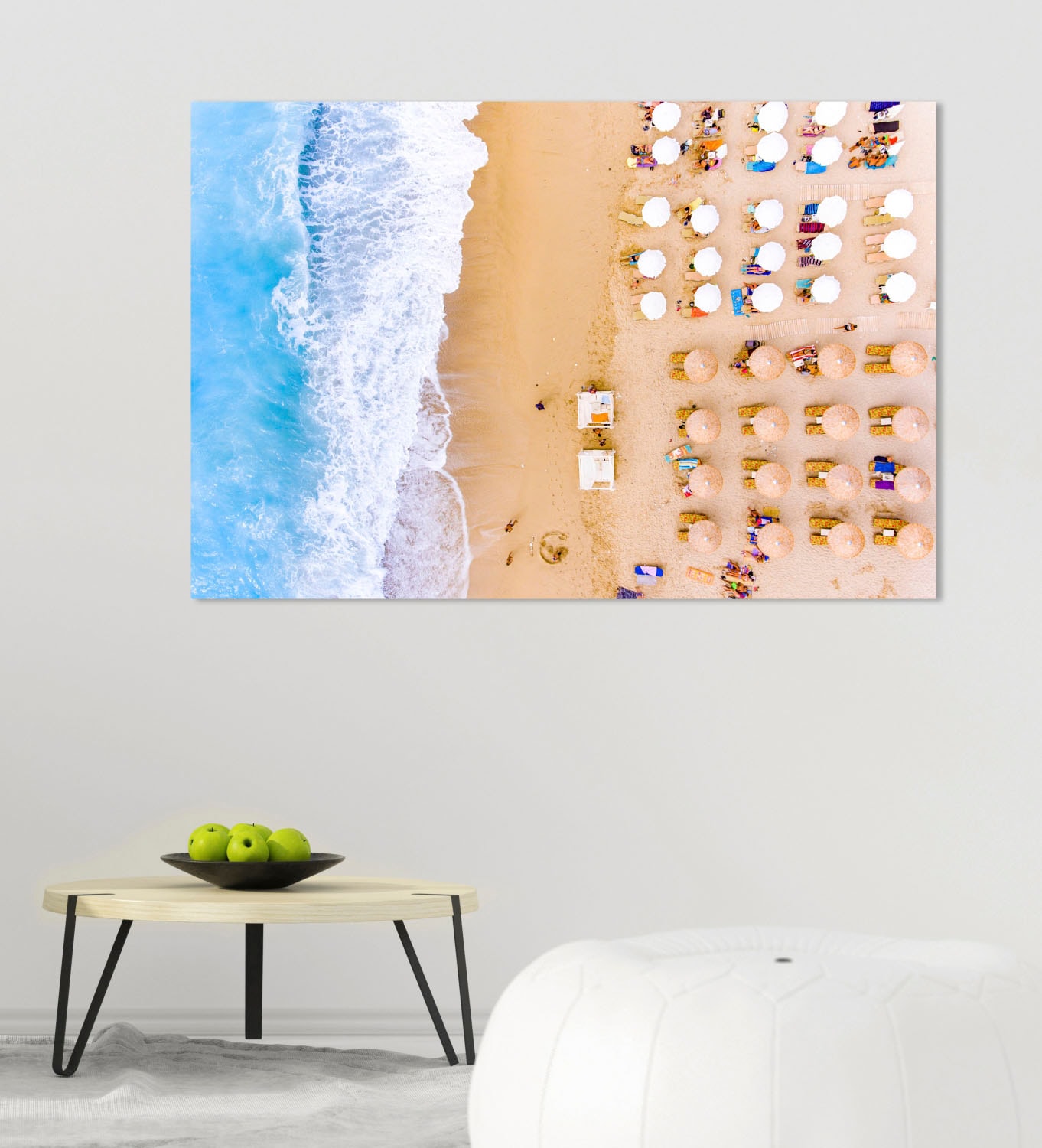 queence Acrylglasbild »Strand«, Strand-Strandbilder-Meer-Meer Bilder-Spanien, Fine Art-Print in Galeriequalität
