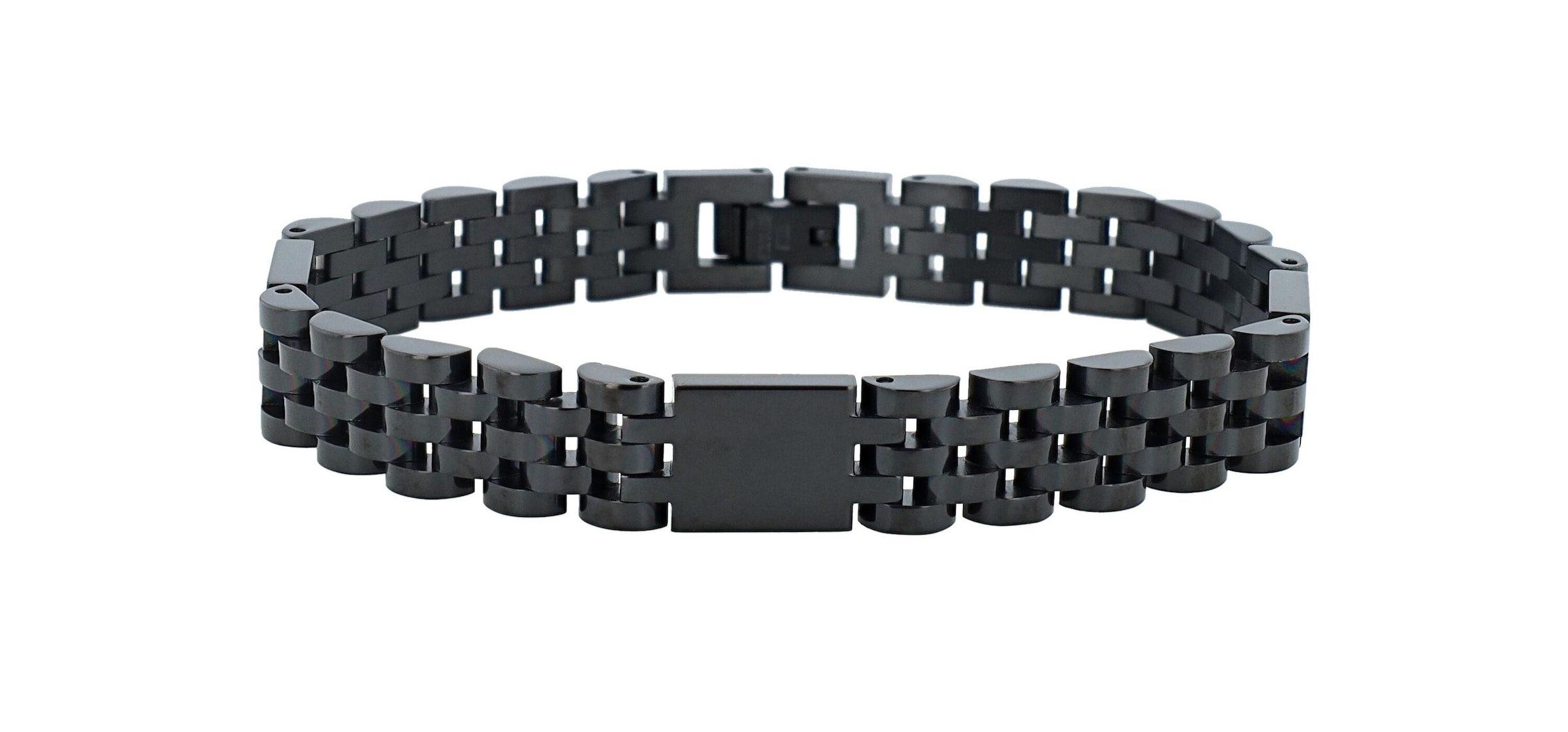 Adelia´s Gliederarmband »Herren Armband – Gliederarmband aus Edelstahl 21 cm« Zum Verschenken – passend für viele Anlässe