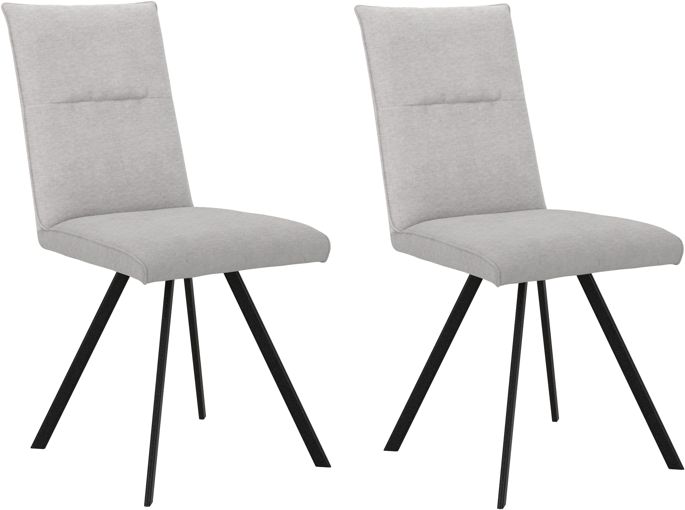 Home affaire 4-Fußstuhl "Sava" (Set) 2 Stk.Metallgestell günstig online kaufen