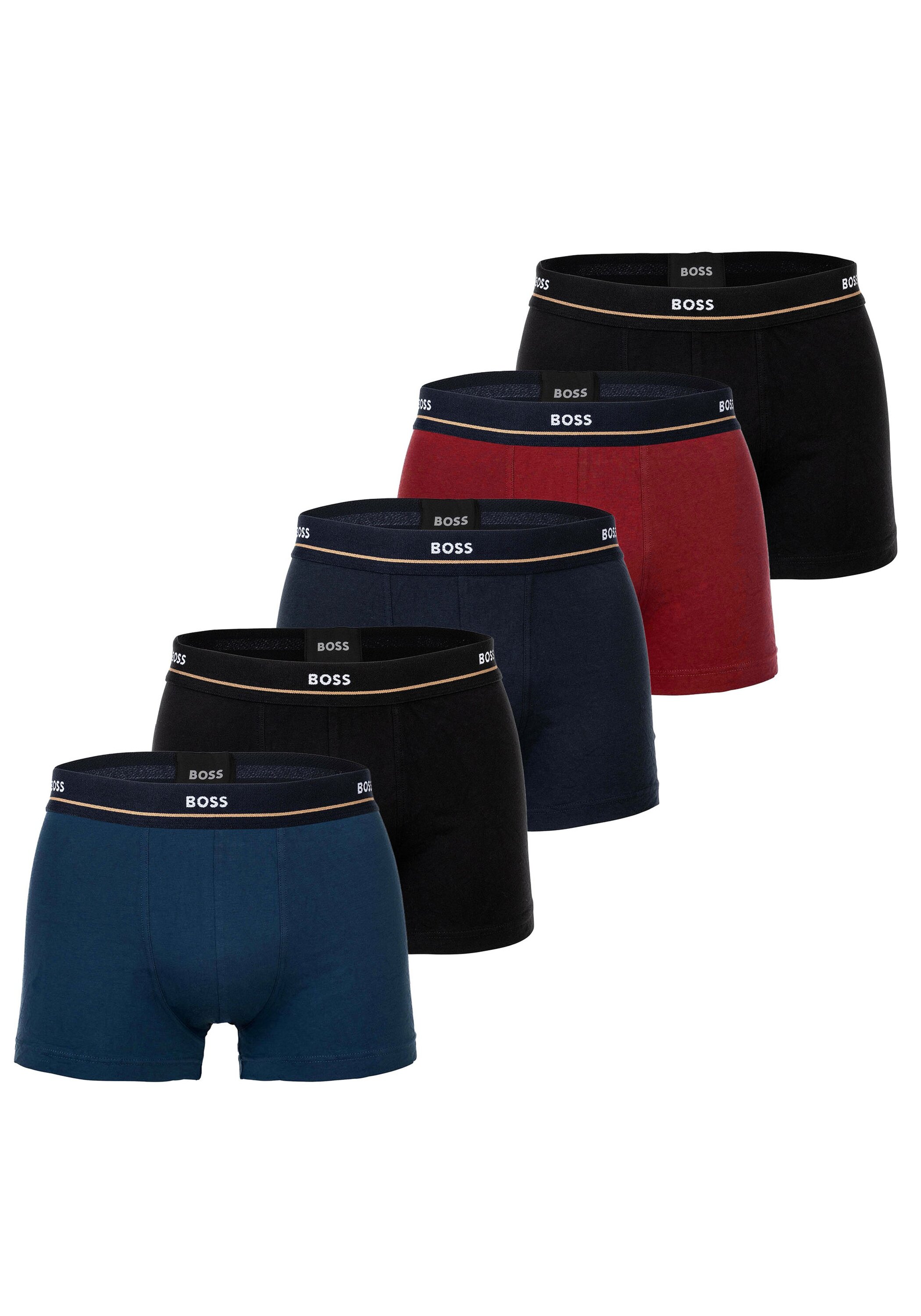 BOSS Boxershorts "Boxershort Trunk 5P Essential 5er Pack"