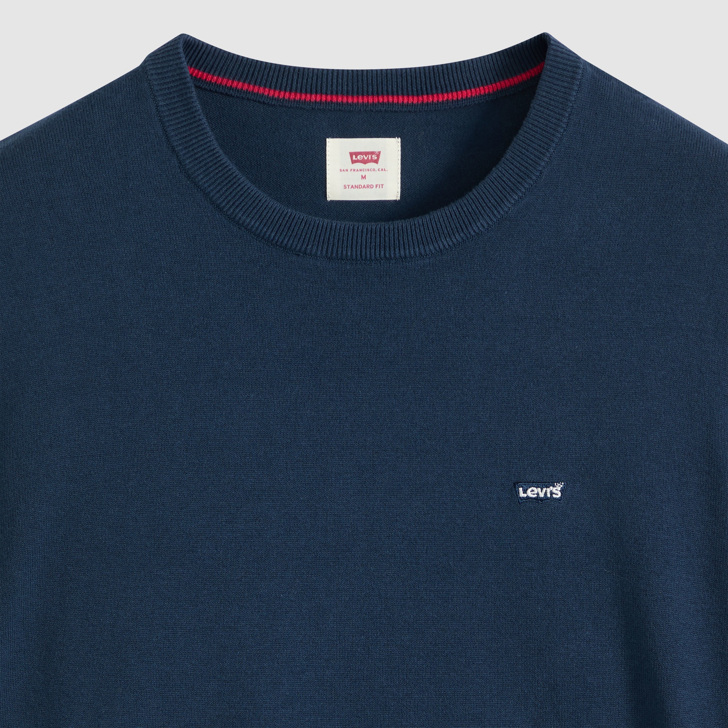 Levis Rundhalspullover "LIGHTWEIGHT HM SWEATER" Feingerippte Abschlüsse günstig online kaufen