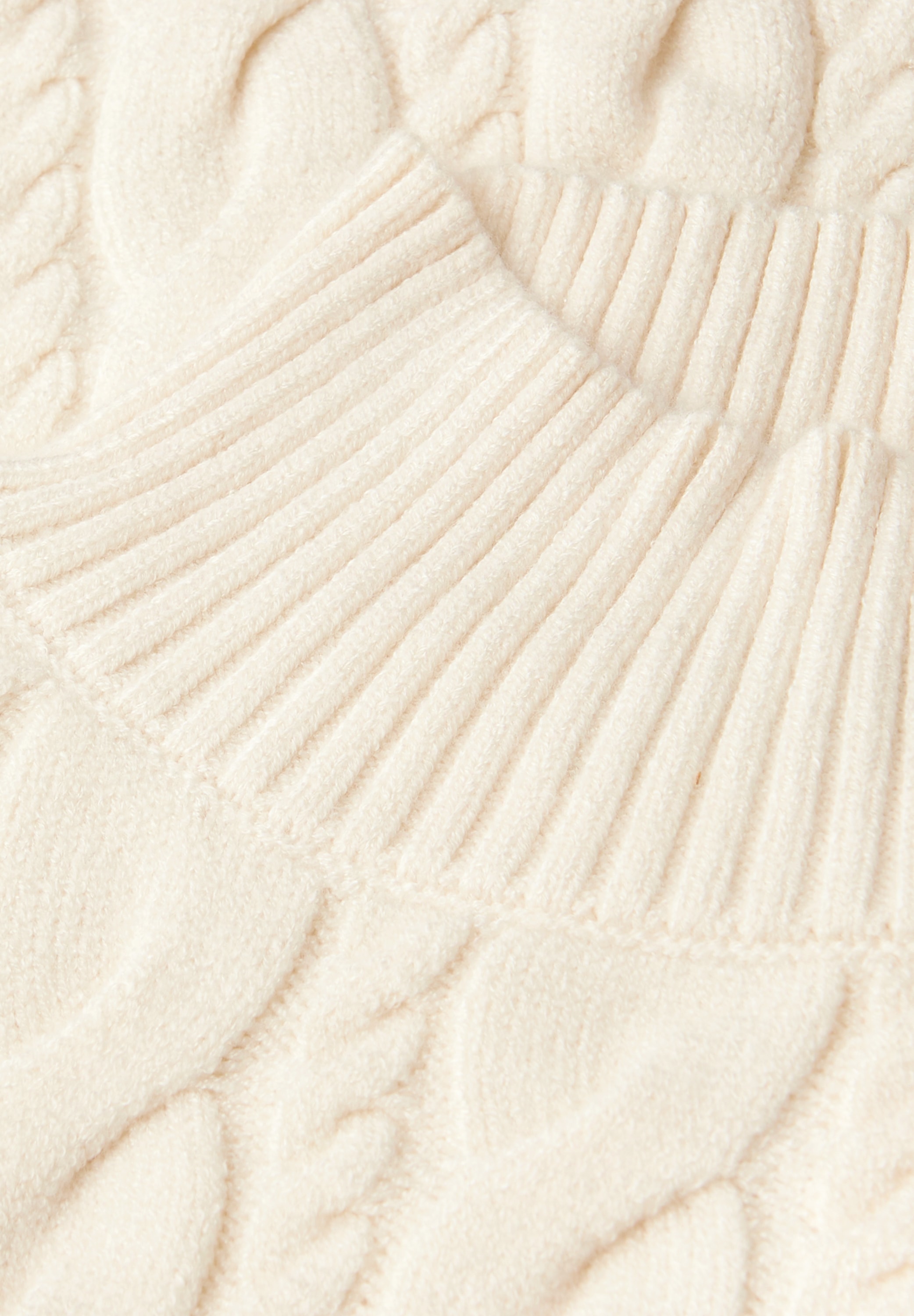 STREET ONE Rollkragenpullover mit Zopfmuster