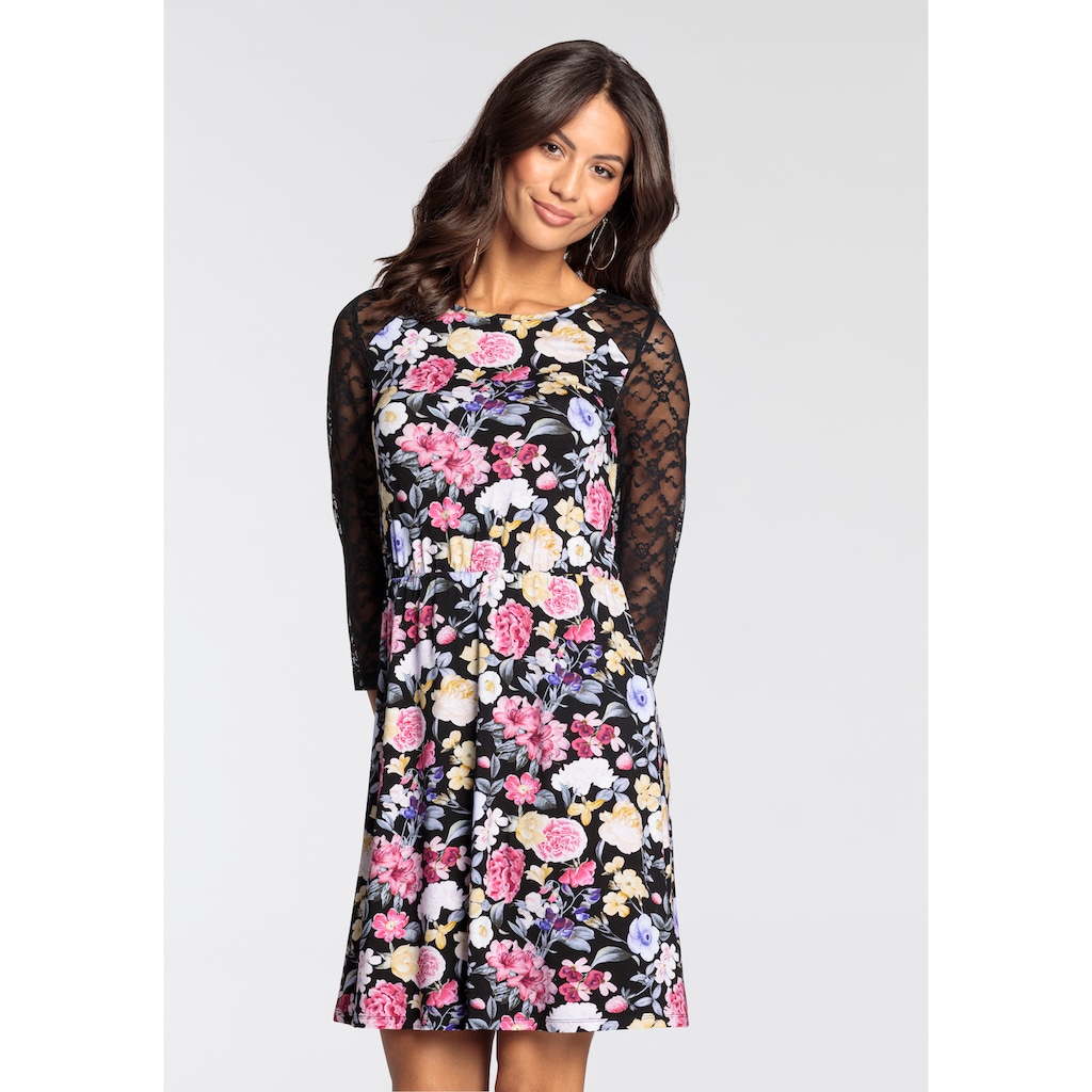 Melrose Spitzenkleid, mit elegantem Blumen-Print - NEUE KOLLEKTION