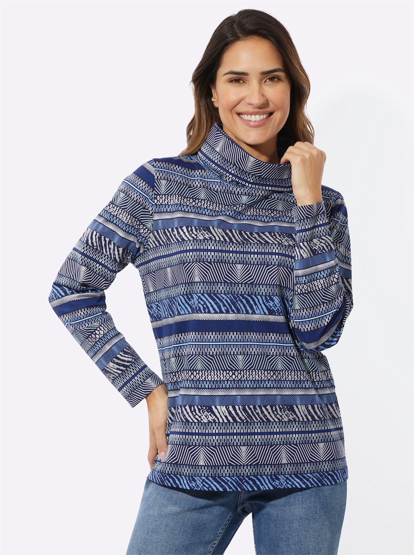 Classic Basics Stehkragenshirt »Stehkragen-Shirt«, (1 tlg.)