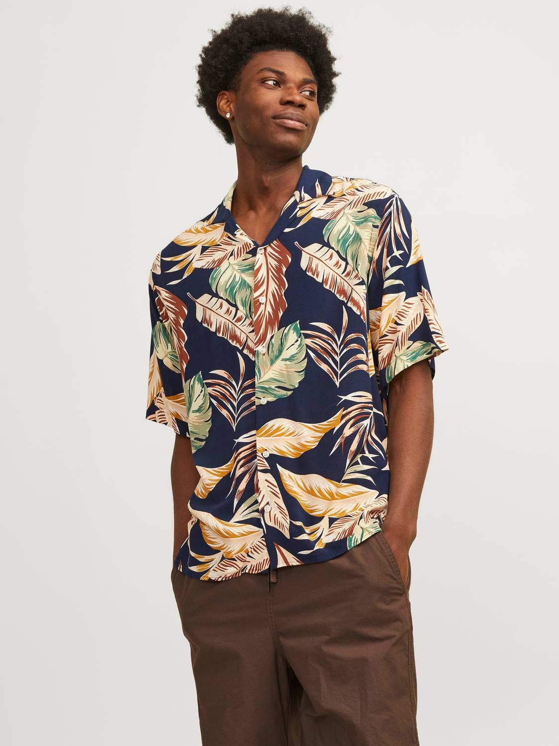 Hawaiihemd »JJEJEFF AOP RESORT SHIRT SS SN«