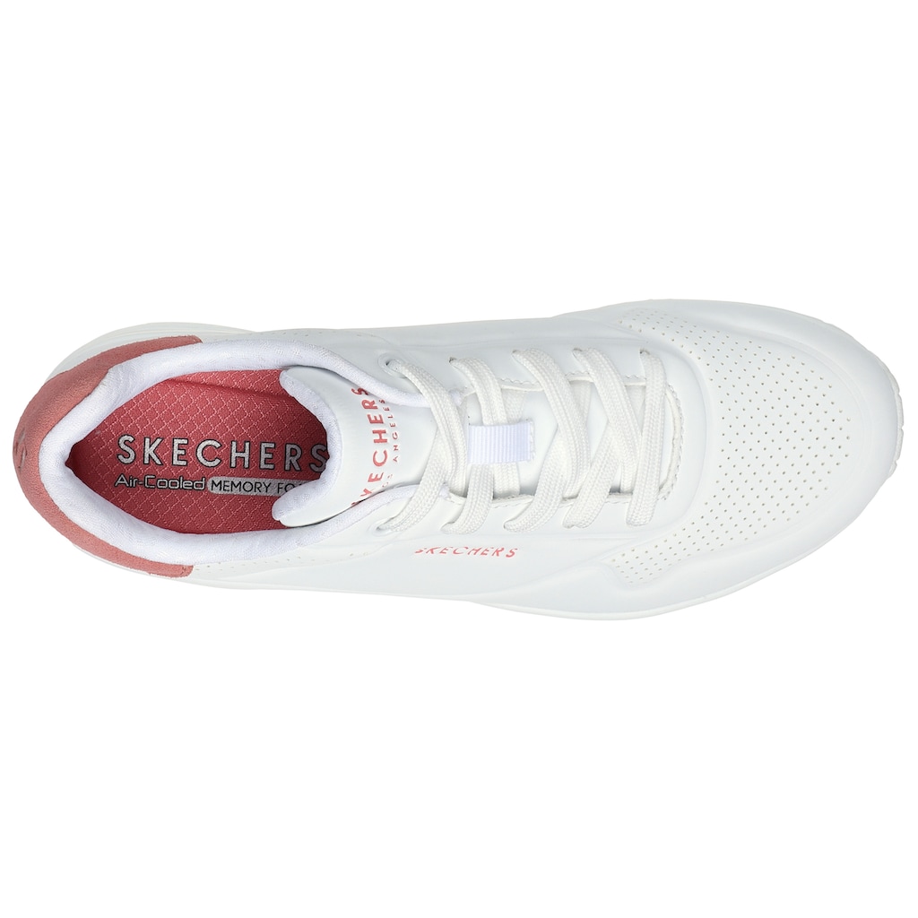 Skechers Sneaker »UNO - POP BACK«, Freizeitschuh, Halbschuh, Schnürschuh komfortabler Skech-Air Funktion