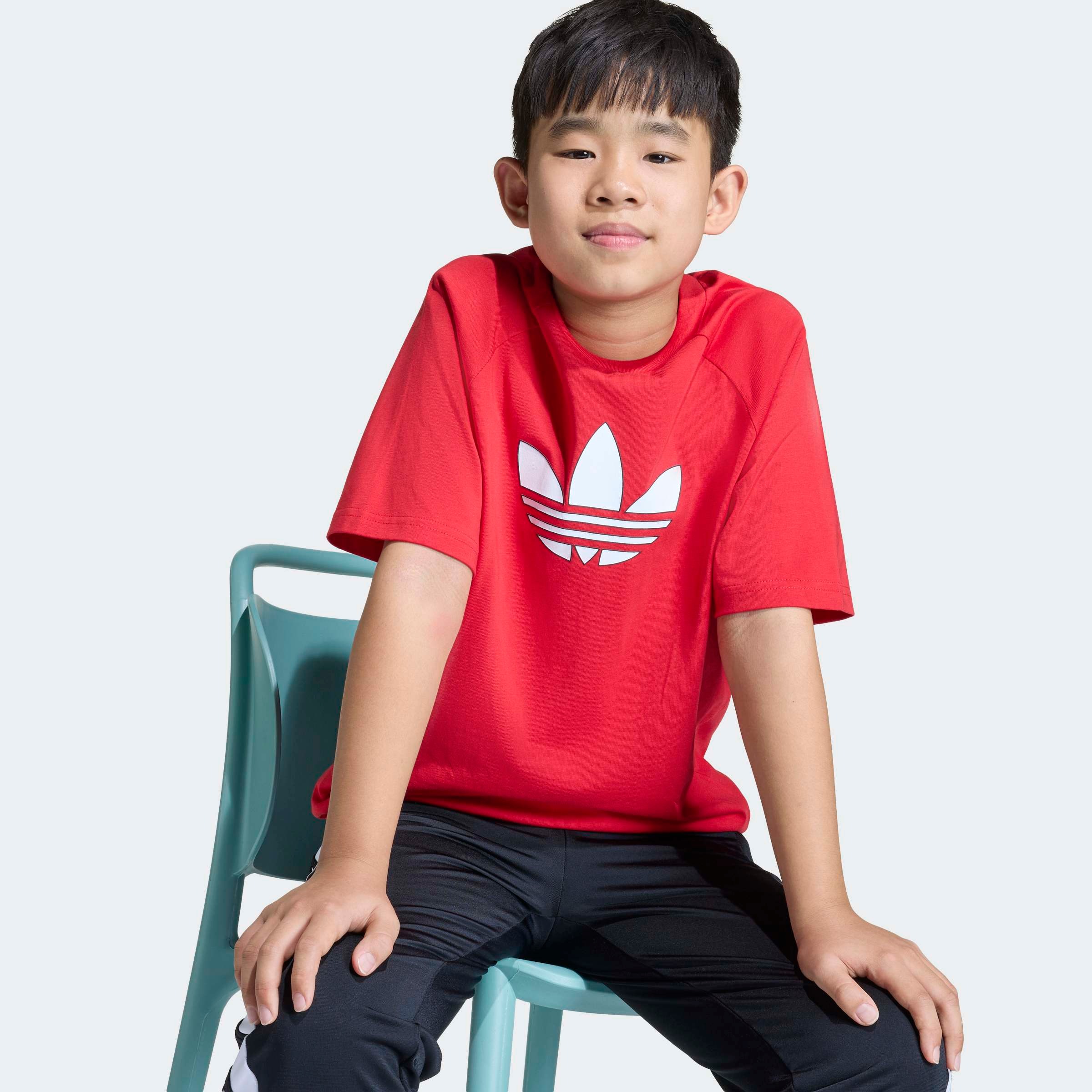 adidas Originals T-Shirt »GFX TR LO TEE« für Kinder, Kurzarmdesign, sportlicher Stil, Rundhalsausschnitt