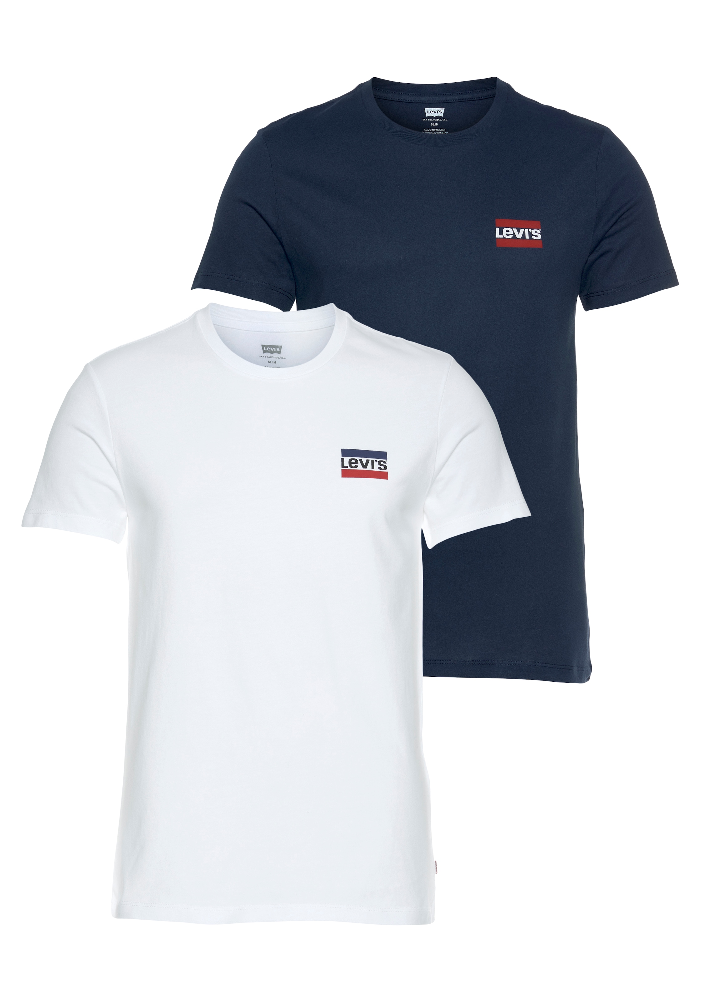 Levis T-Shirt "LE 2PK CREWNECK GRAPHIC" 2 Stk. tlg. günstig online kaufen