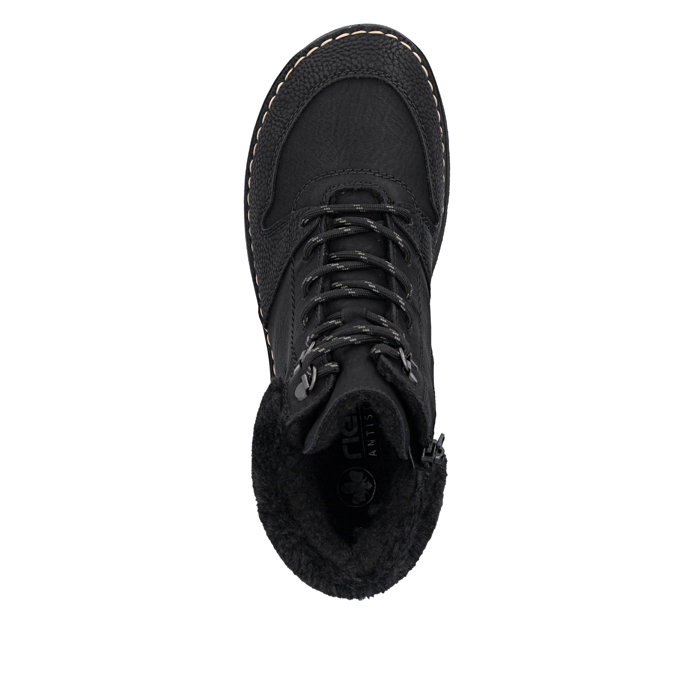 Rieker Schnürboots  High Top-Sneaker, Herbstschuh mit seitlicher Logoprägung