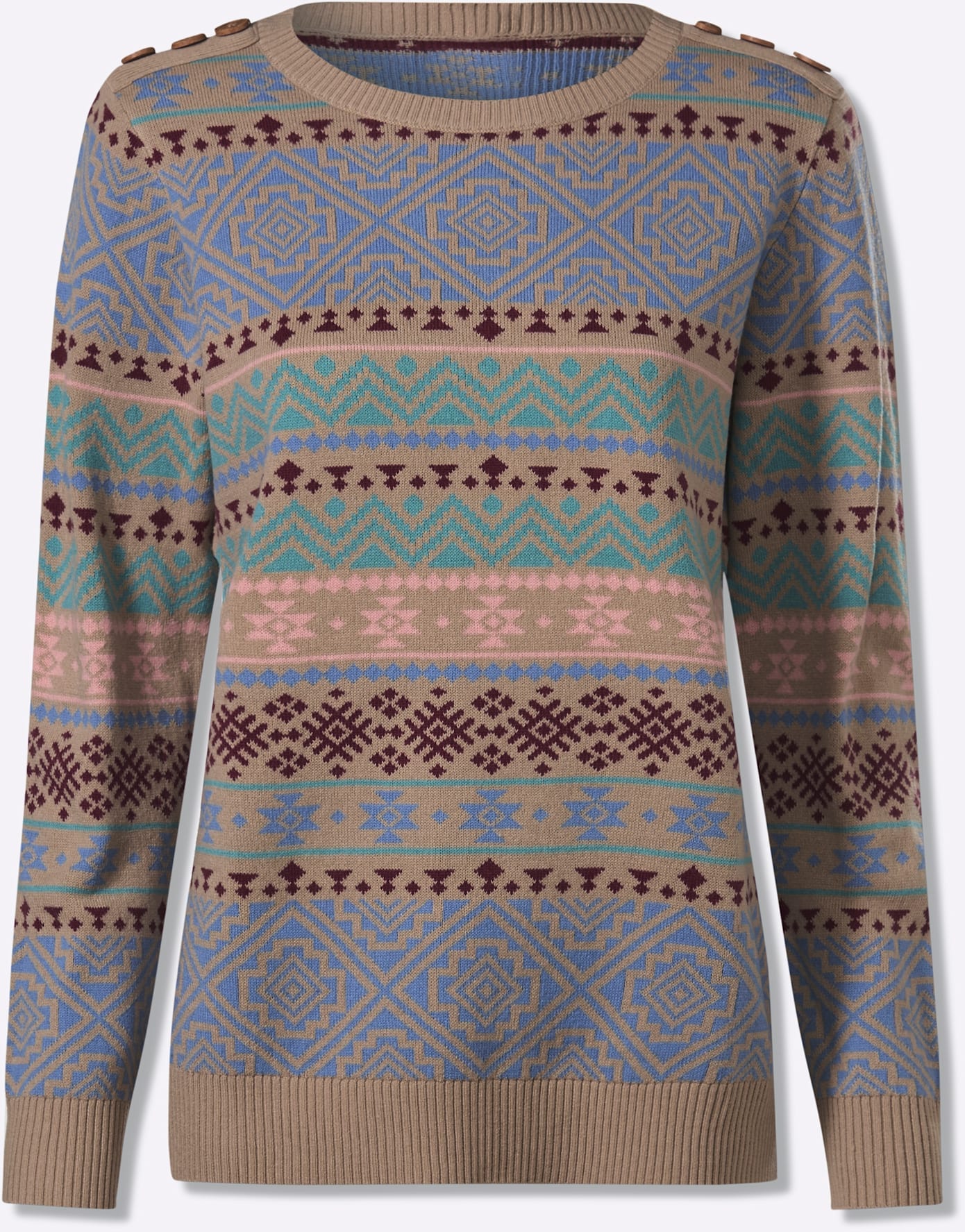 Classic Basics Rundhalspullover »Langarm-Pullover«