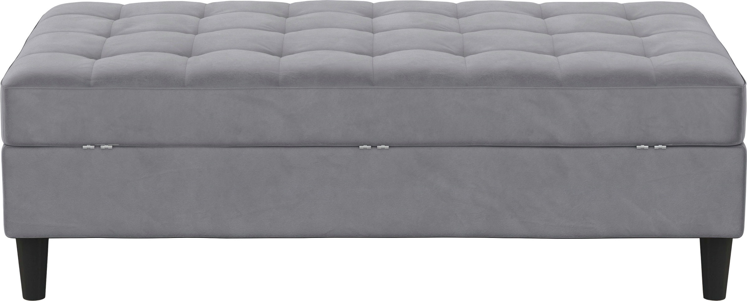 Thumbnail - Dorel Home Stauraumhocker "Presley", Polsterhocker mit Stauraum, frei im Raum stellbar, Sitzhöhe 43 cm