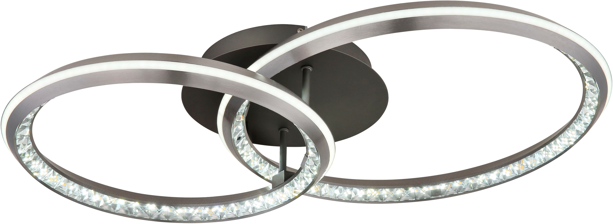 GLOBO LIGHTING Deckenleuchte »ALAINA« LED-Modul 1 Stk. warmweiß - kaltweiß Deckenlampe Wohnzimmer-Leuchte Schlafzimmer-Leuchte Flur Küche