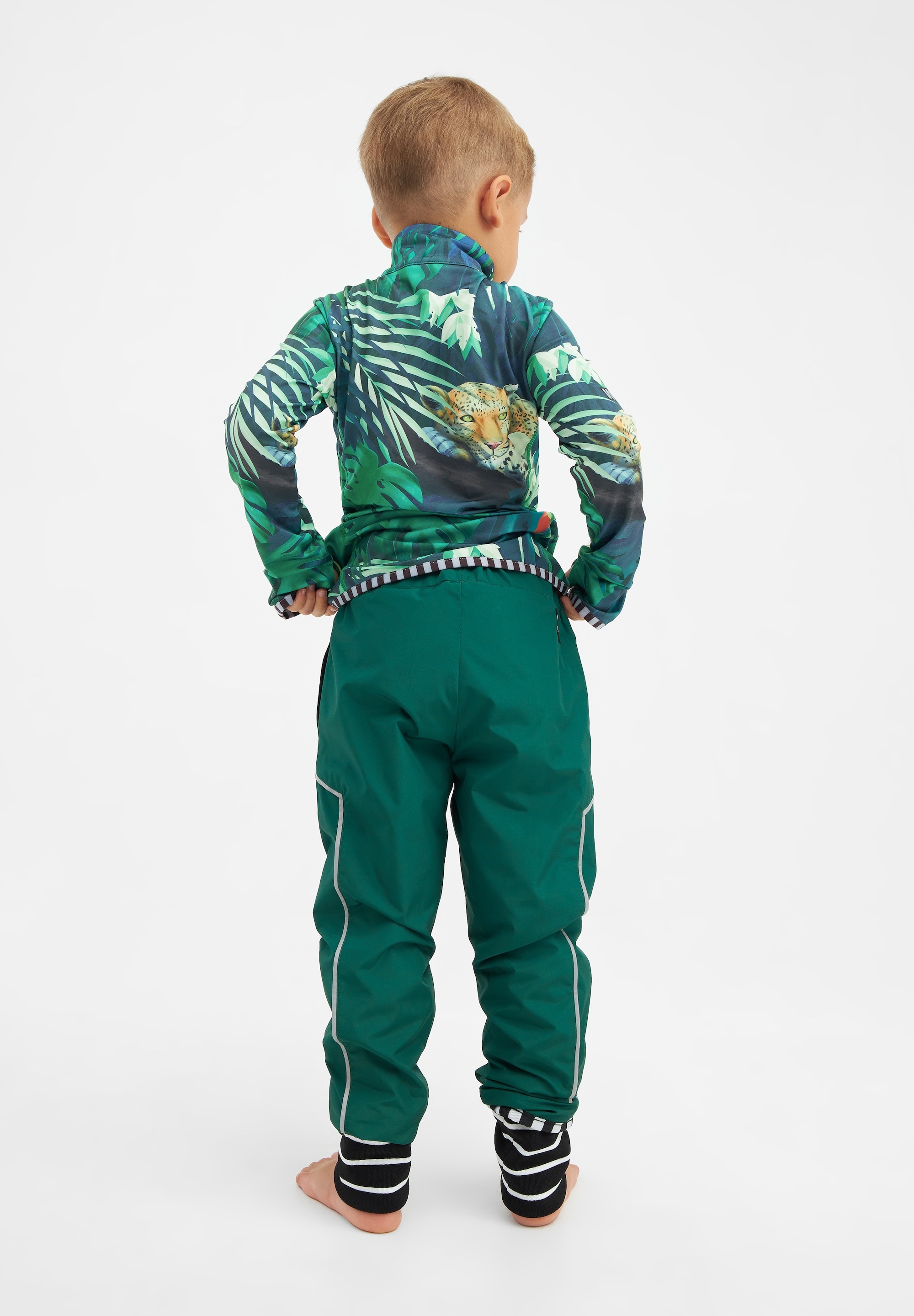 WeeDo Langarmshirt »JUNGLE«, Feuchtigkeitsregulierendes Funktionsshirt für Kinder