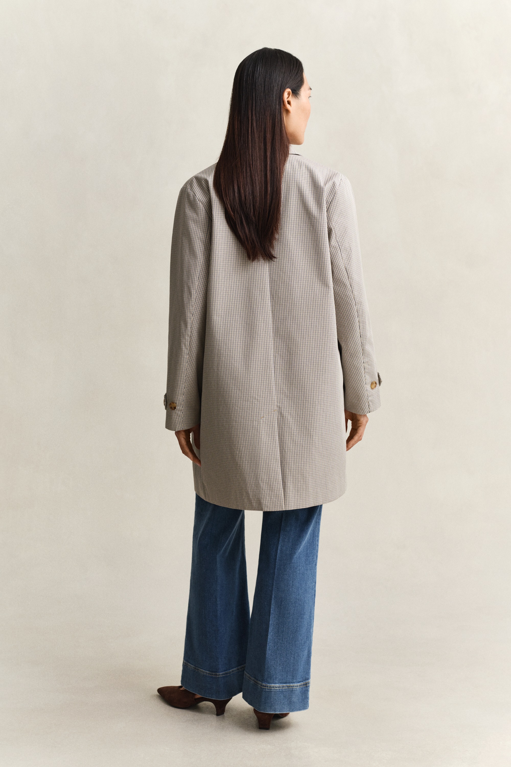 Gant Kurzmantel "CHECKED COTTON BLEND CAR" Regular fit mit praktischen Tasc günstig online kaufen