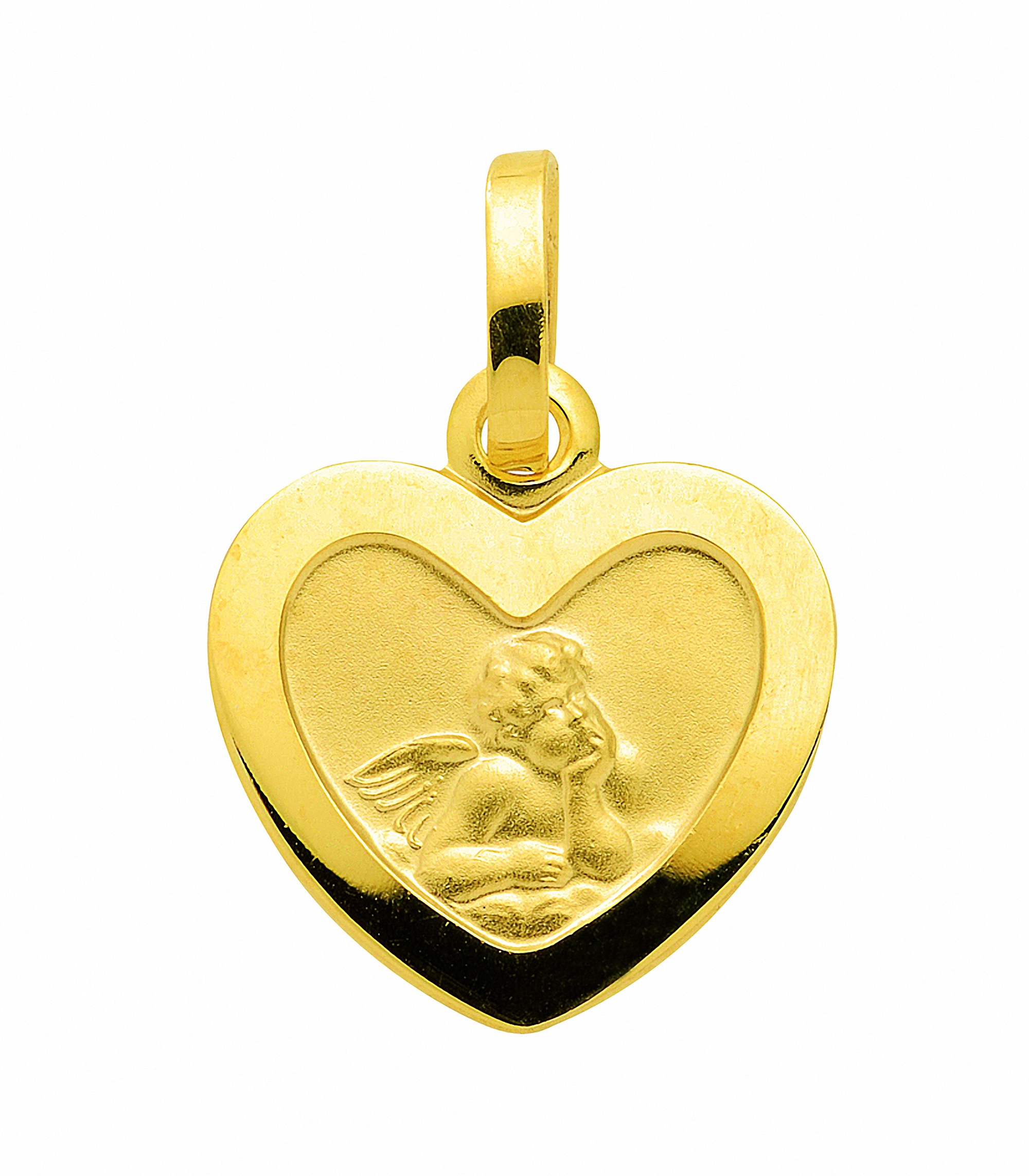 Adelia´s Kettenanhänger »Damen Goldschmuck 585 Gold Anhänger Amor«, 585  Gold Goldschmuck für Damen kaufen | BAUR