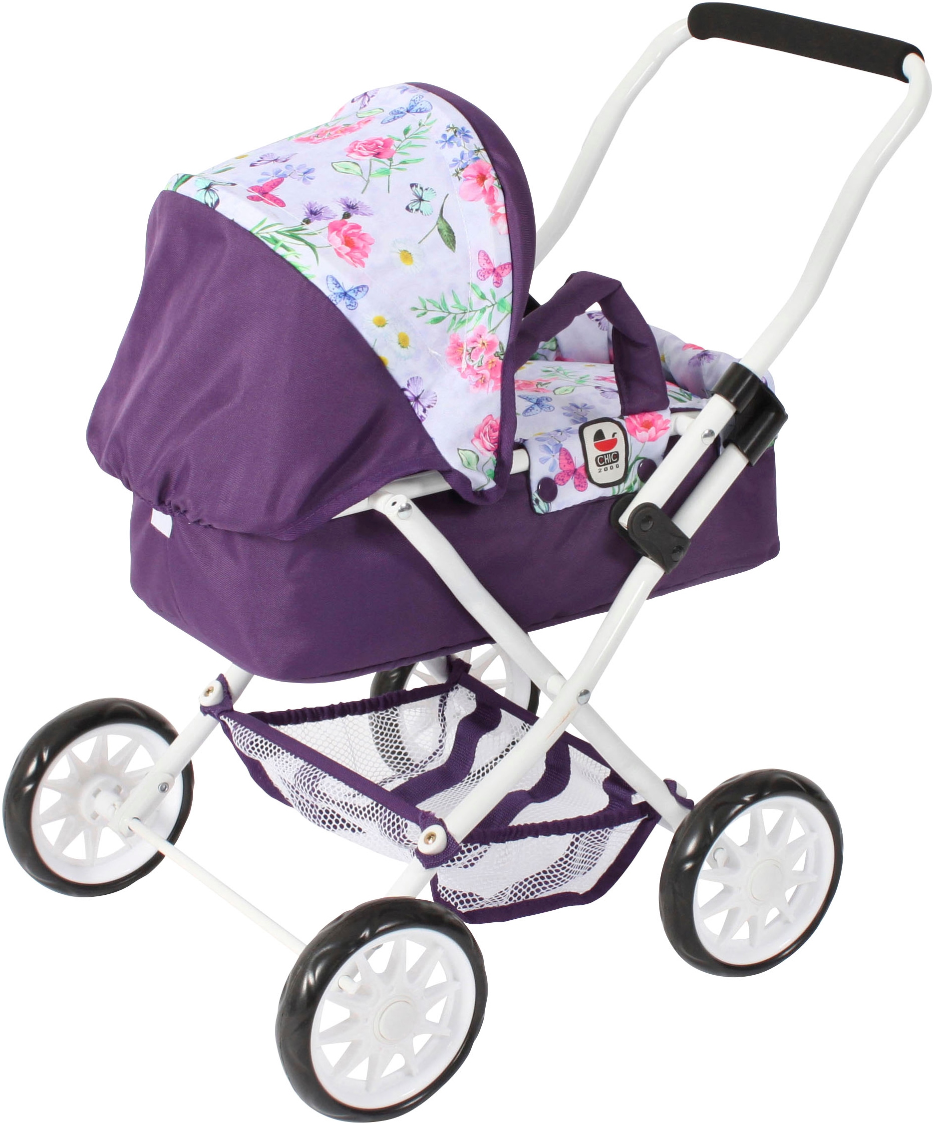 CHIC2000 Puppenwagen »Smarty, Flowers lila«