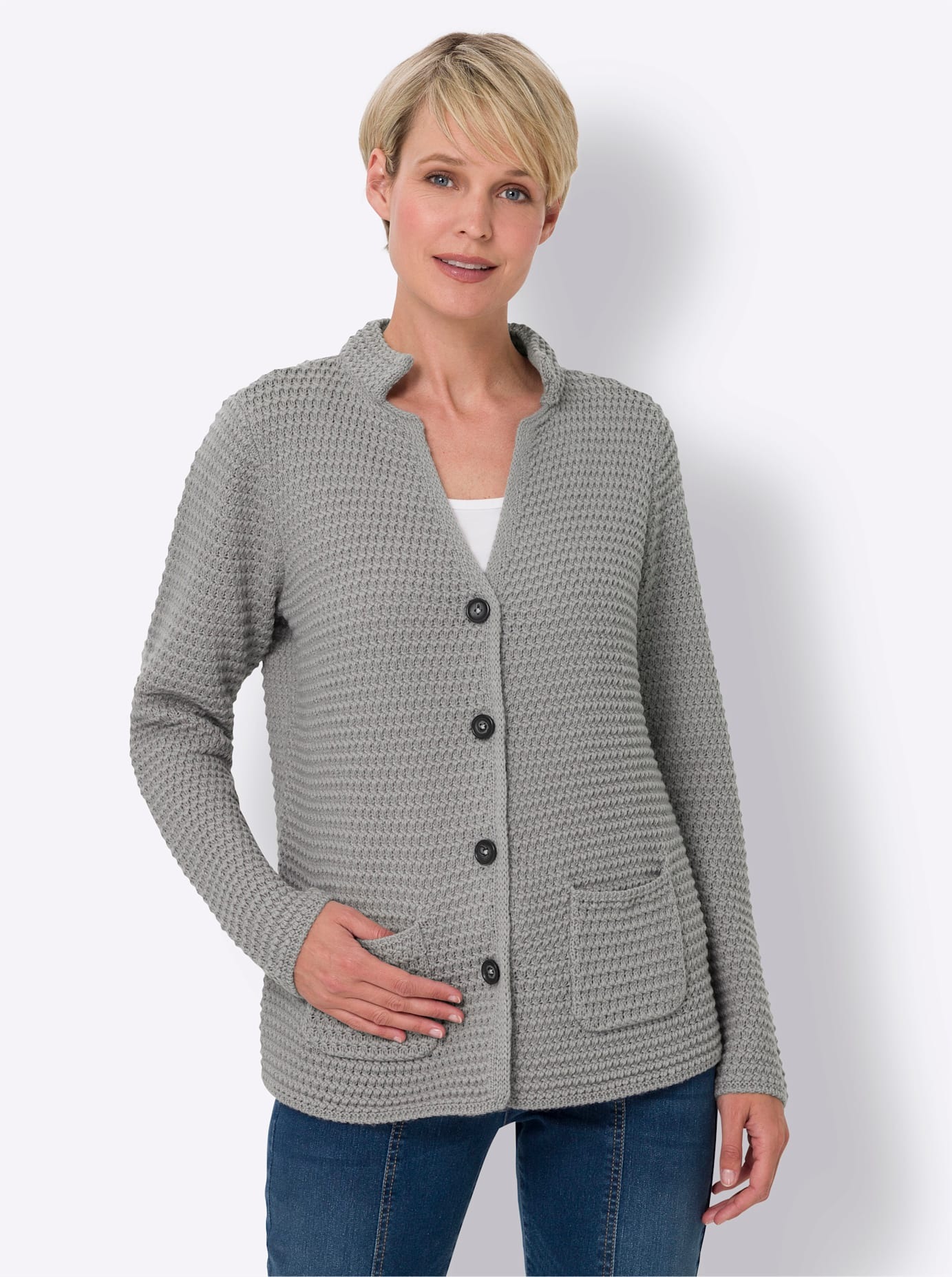 Classic Basics Strickjacke