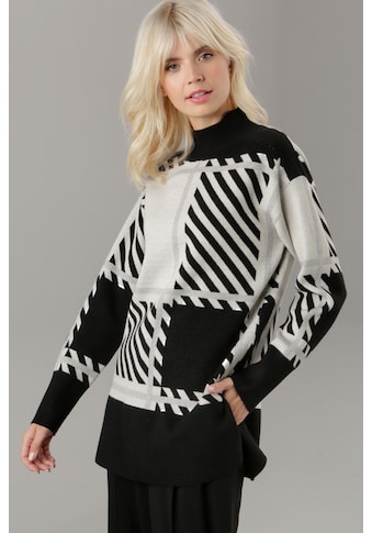 Aniston SELECTED Megztinis su elegantiškas Muster