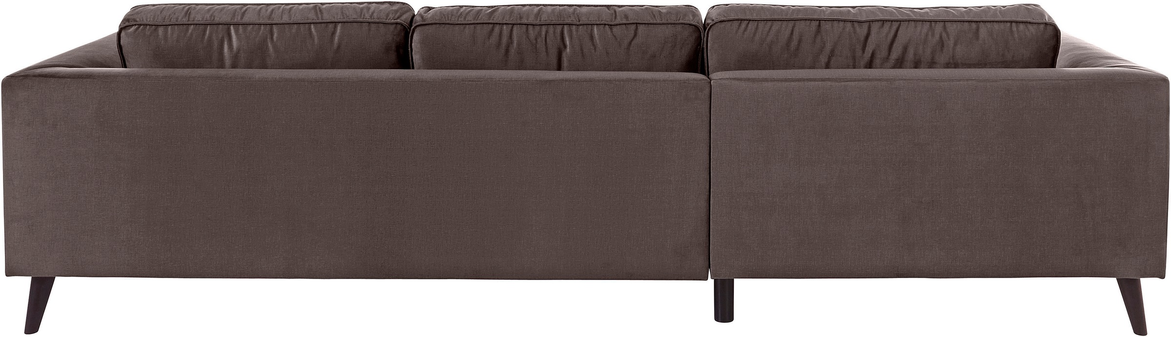 Ecksofa HOME AFFAIRE "Lumber Jack, elegant und bequem, Breite 280, hoher Fuß, L-Form", grau (taupe), B:280cm H:85cm T:167cm, Sofas, Ecksofa, in moderner Optik 9