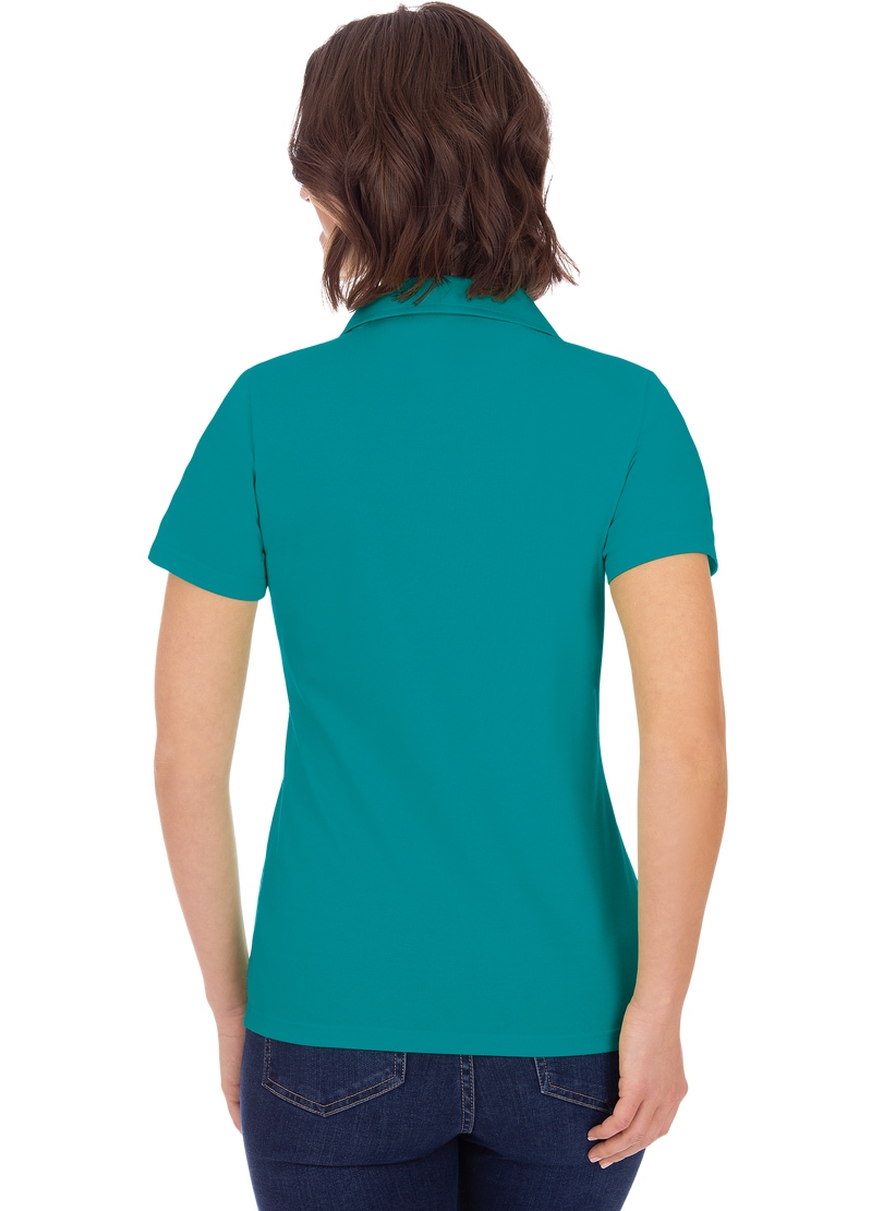 Trigema Poloshirt "TRIGEMA Poloshirt ohne Knopfleiste", (1 tlg.) günstig online kaufen