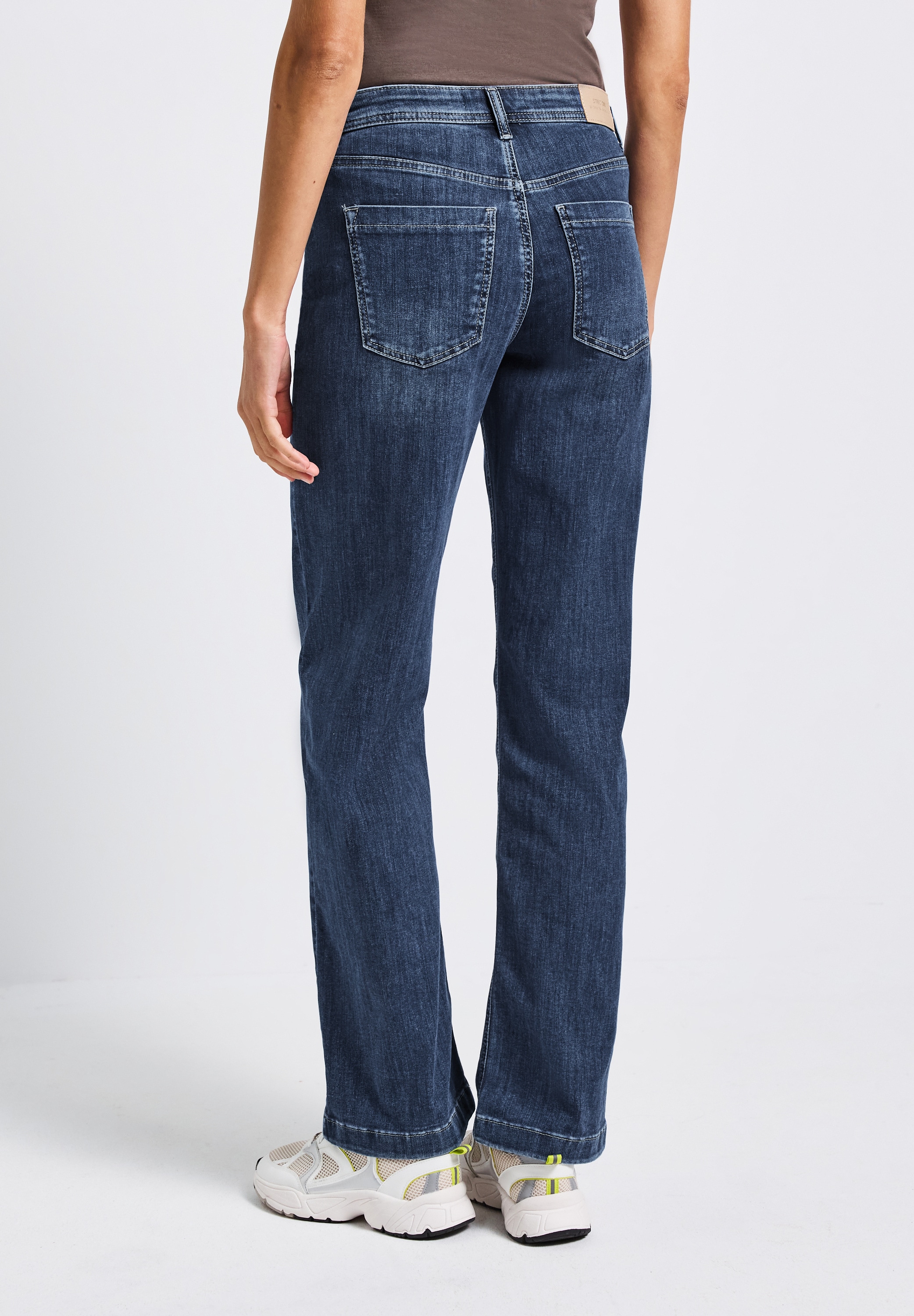 STREET ONE Loose-fit-Jeans, High Waist günstig online kaufen