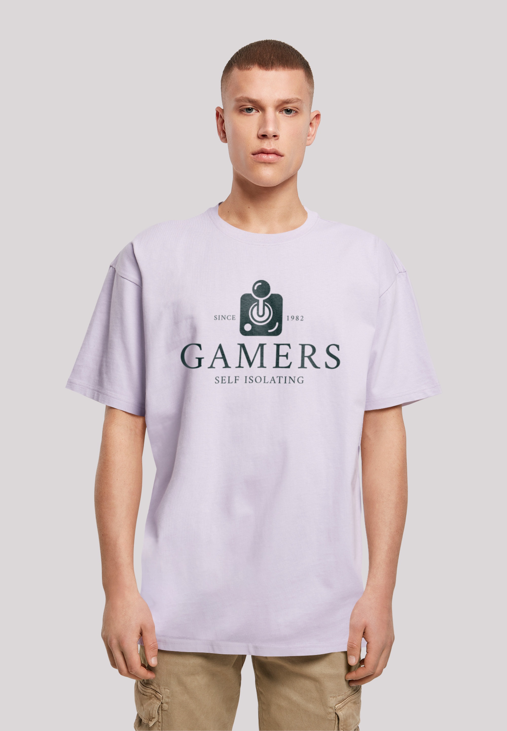 T-Shirt »Gamers Self Isolating Retro Gaming SEVENSQUARED«, Print