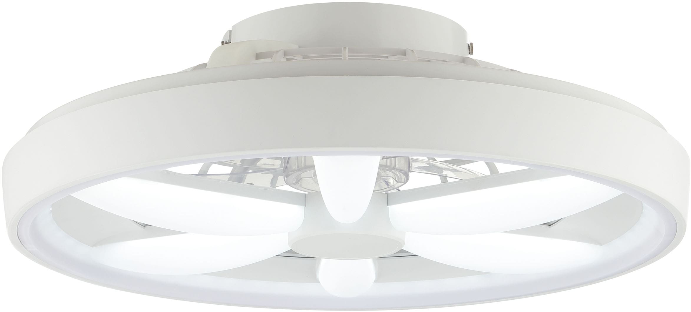 Brilliant LED Deckenleuchte »Gaiano«, 1 flammig, Ø 48cm mit Ventilator, 6400 lm, dimmbar, RGB, 2700-6500 K