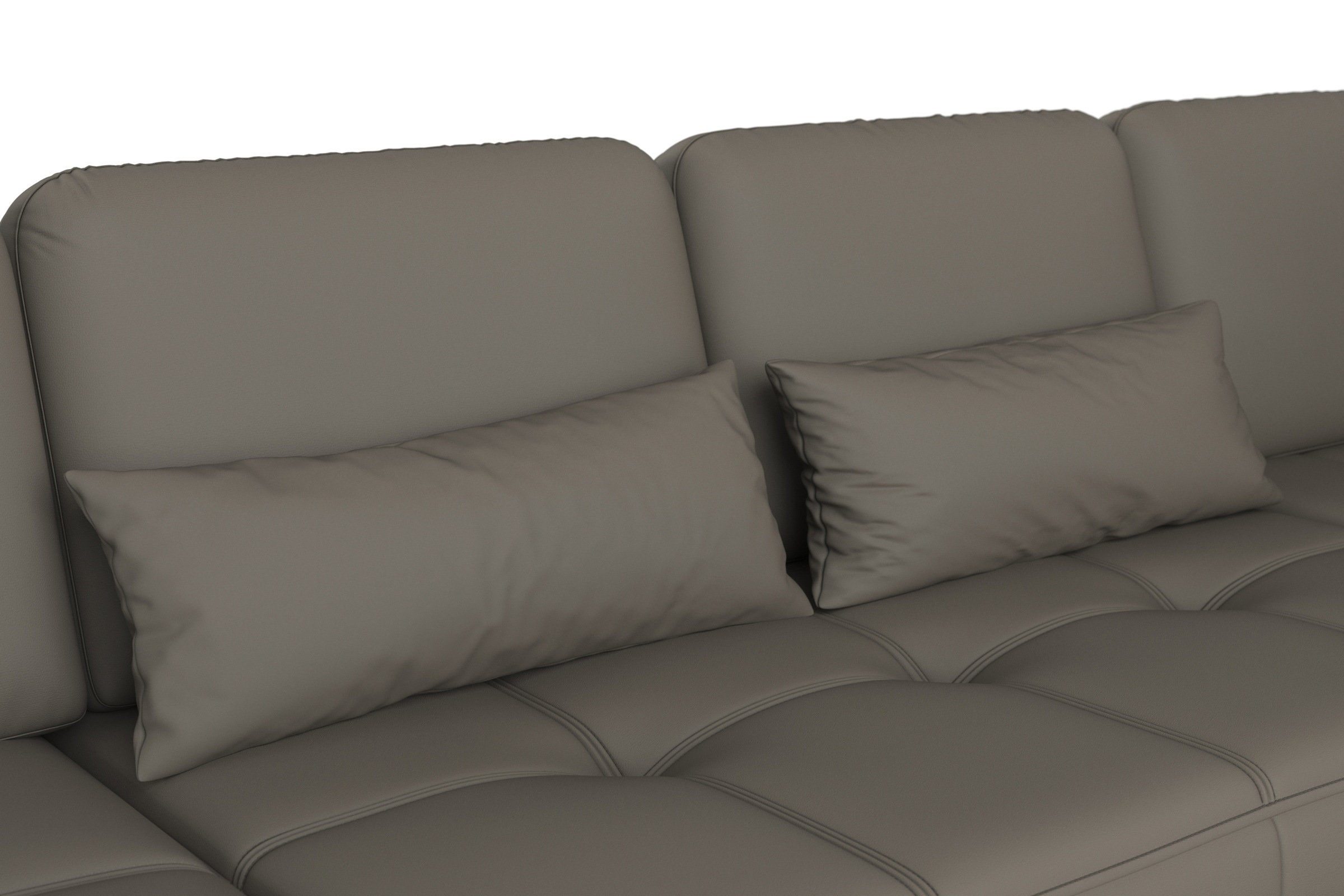 sit&more Wohnlandschaft »Bendigo U-Form«, inklusive Sitztiefenverstellung, Bodenfreiheit 15 cm, in 2 Fußfarben