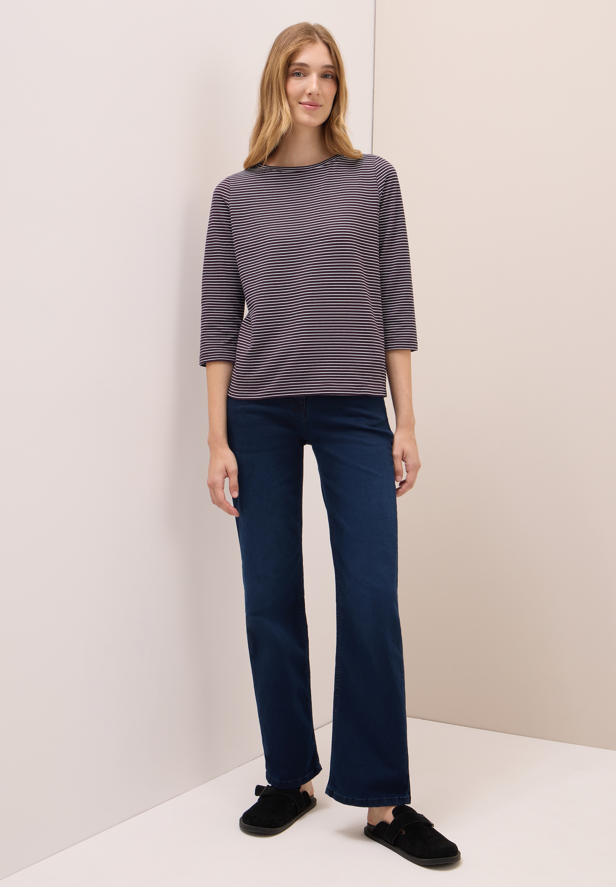 Cecil Langarmshirt, Feel Good Fit