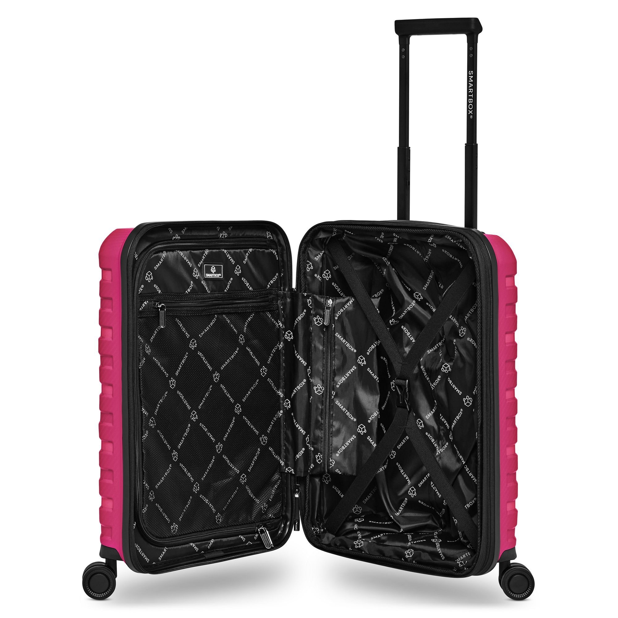 Smartbox Trolley »Edition 01 4 Rollen Kabinentrolley 55 cm mit Dehnfalte« 42 l