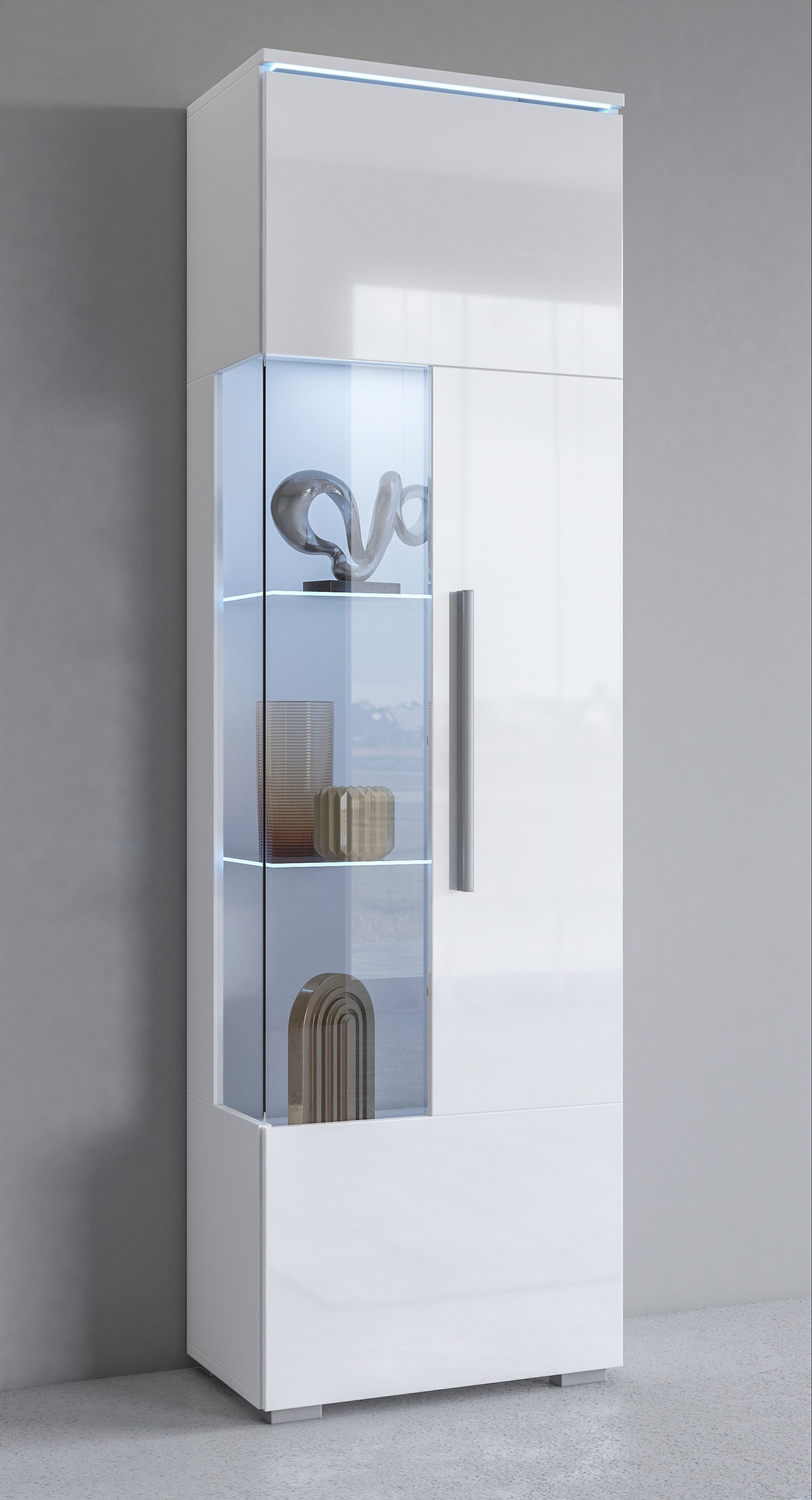 OTTO home Vitrine "India,Höhe 160cm stilvolle Glasvitrine mit verstellbare günstig online kaufen