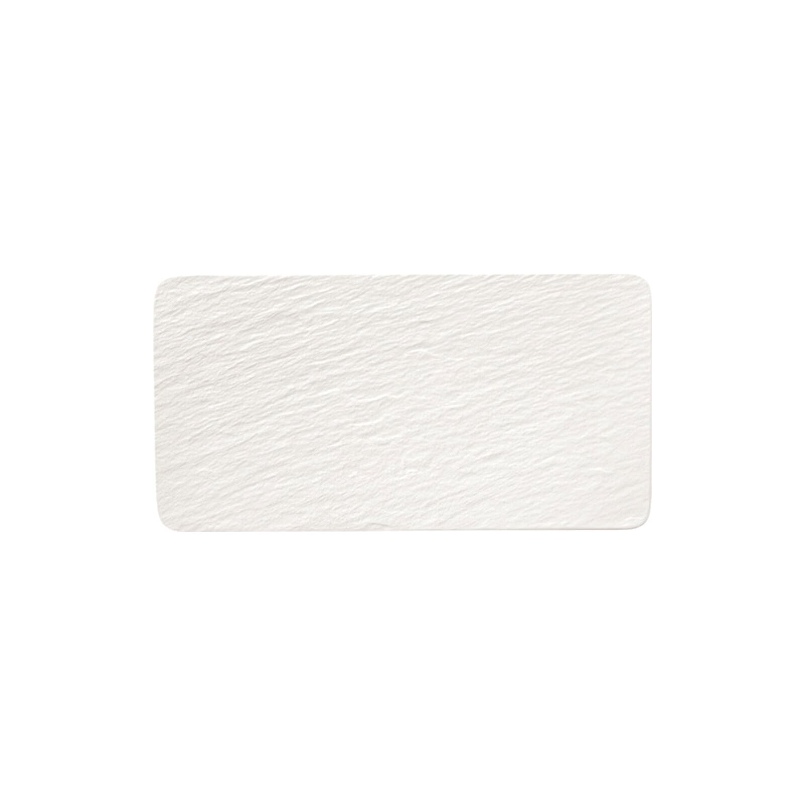 Villeroy & Boch Servierplatte »Servierplatten Manufacture Rock 2er Set weiß«