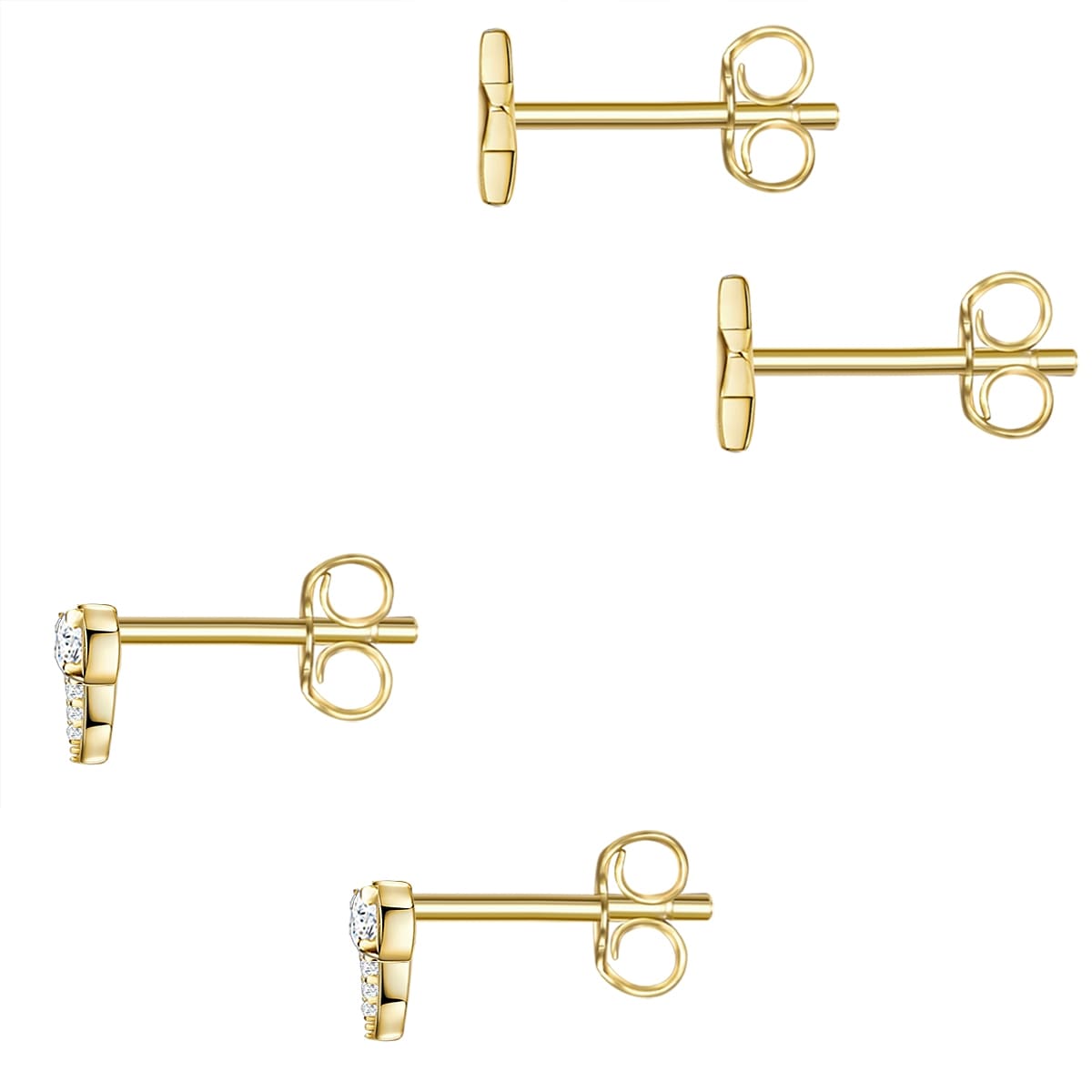 Lulu & Jane Paar Ohrstecker »Set: AV193« mit Zirkonia