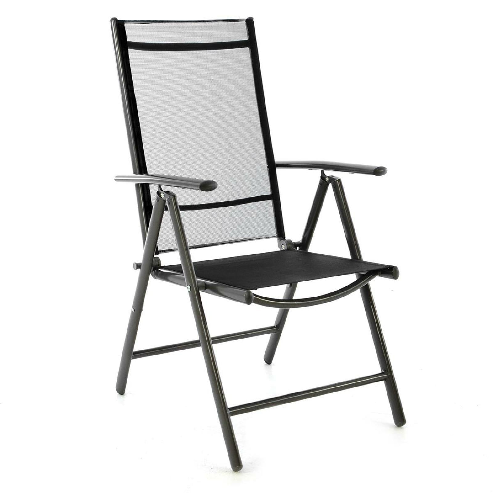 VCM Gartenstuhl »Aluminiumstuhl und Hocker«