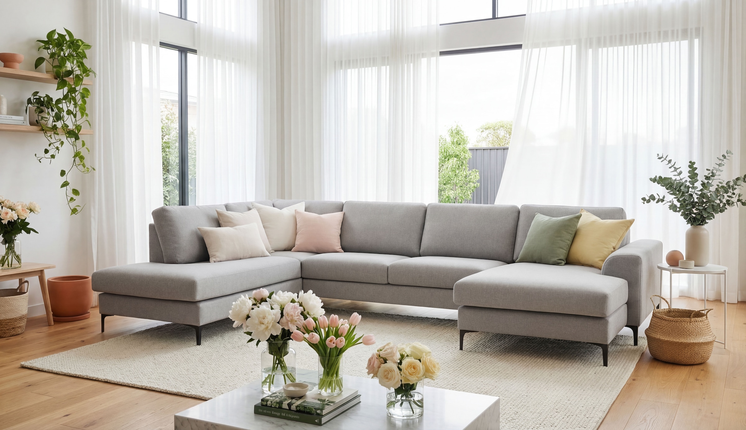 OTTO home Wohnlandschaft "Henry, U-Form, Breite 363 cm" mit Metallbeinen, W günstig online kaufen